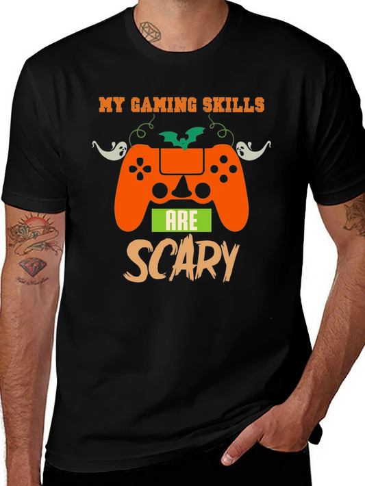 Gaming Skills Are Scary Halloween T-Shirt