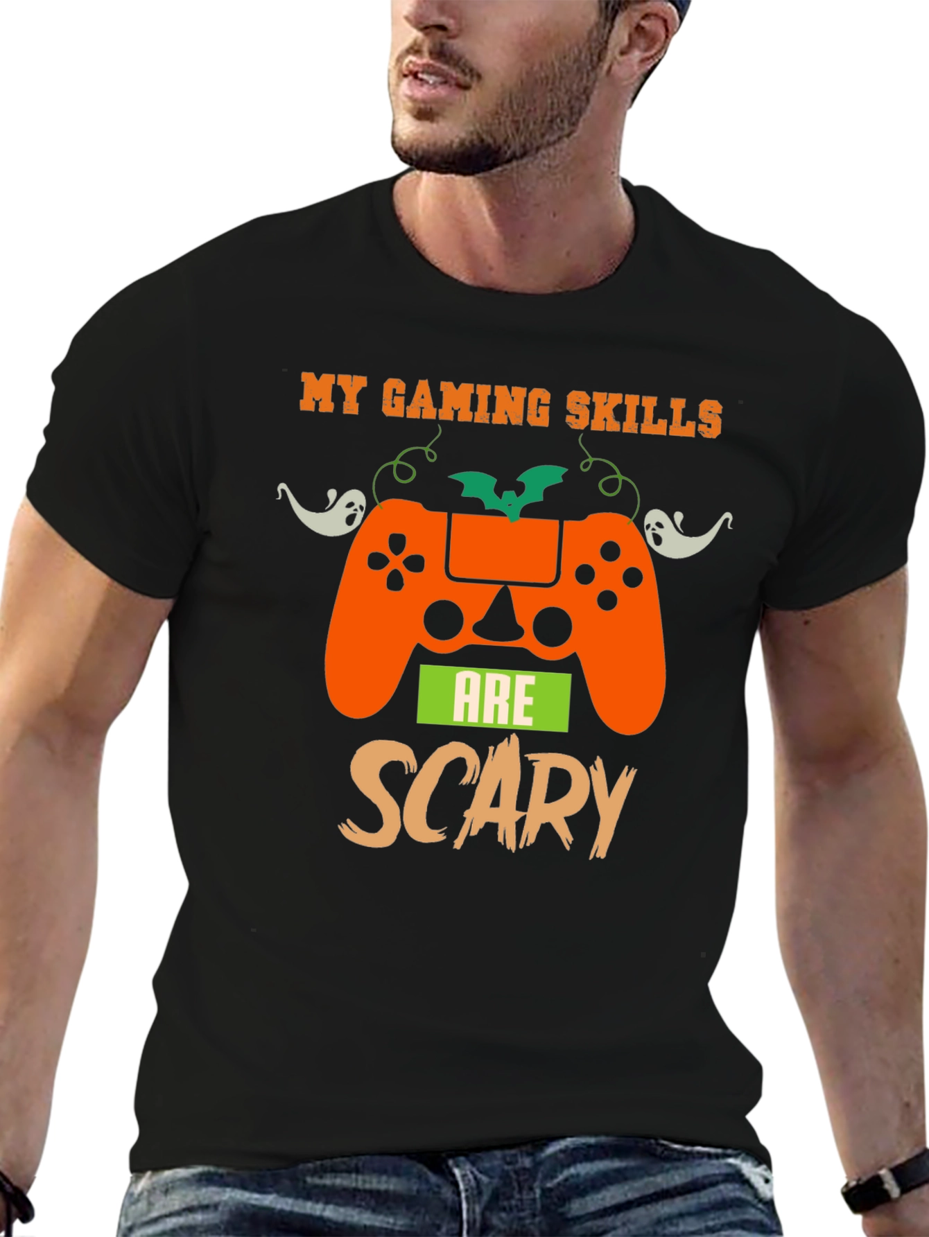 Gaming Skills Are Scary Halloween T-Shirt