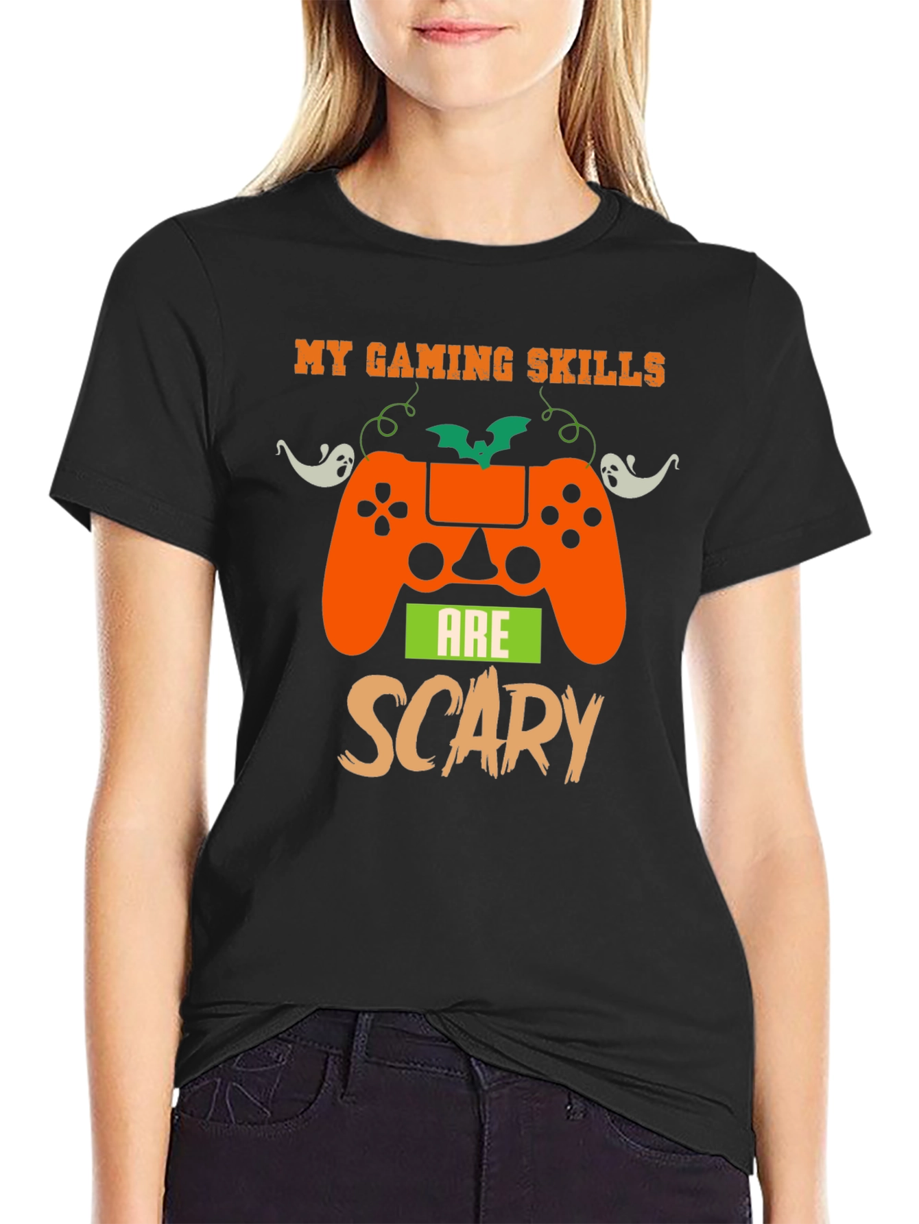 Gaming Skills Are Scary Halloween T-Shirt