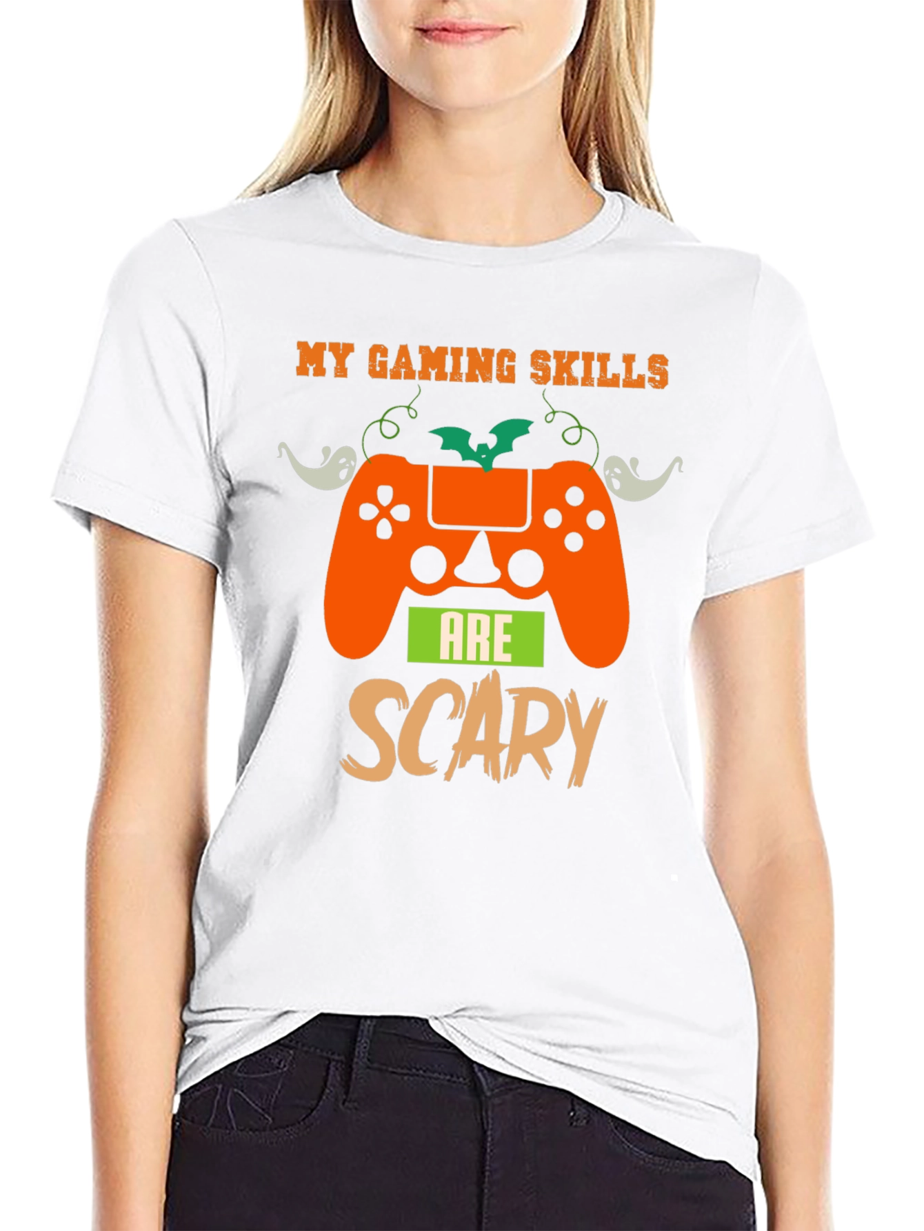 Gaming Skills Are Scary Halloween T-Shirt