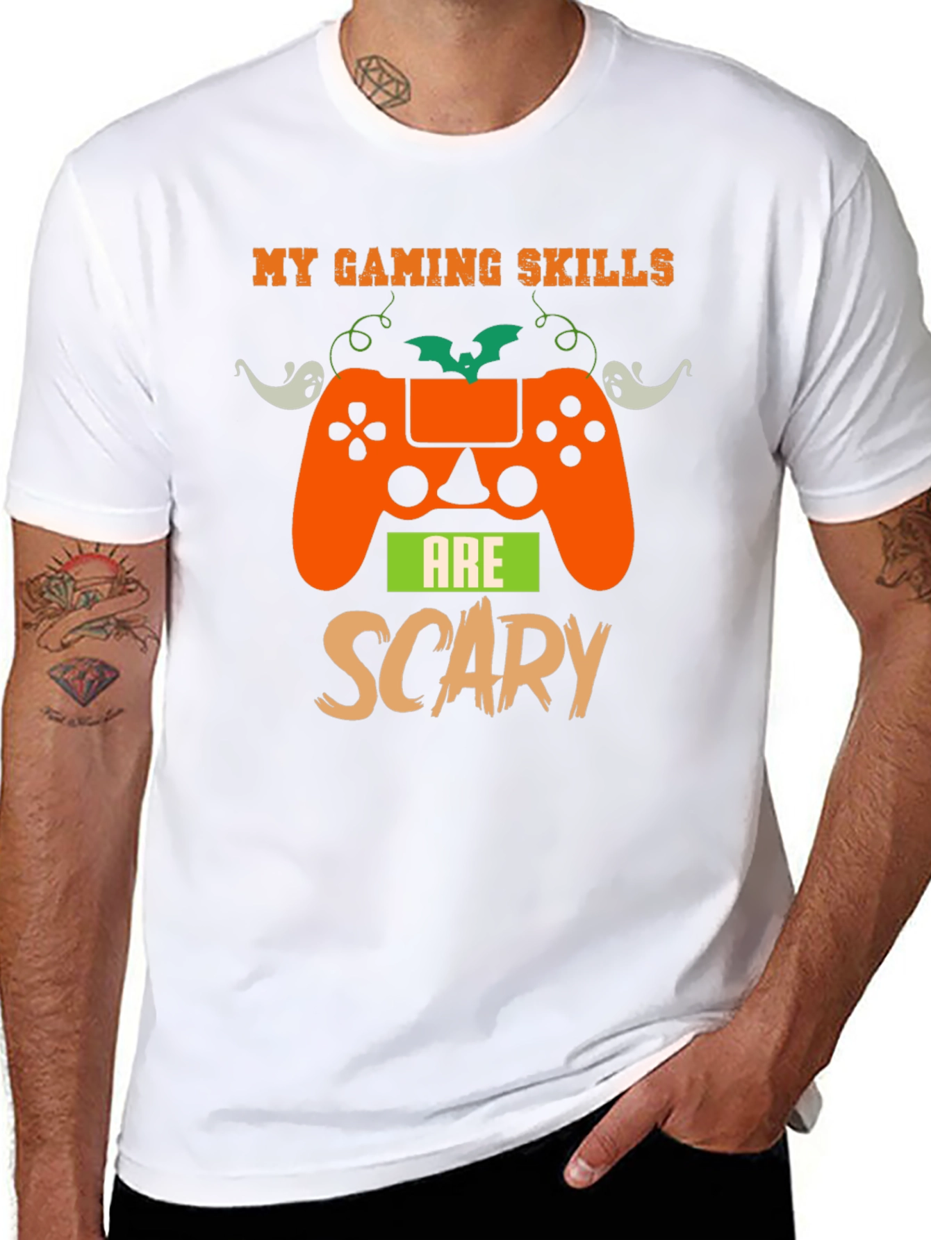 Gaming Skills Are Scary Halloween T-Shirt