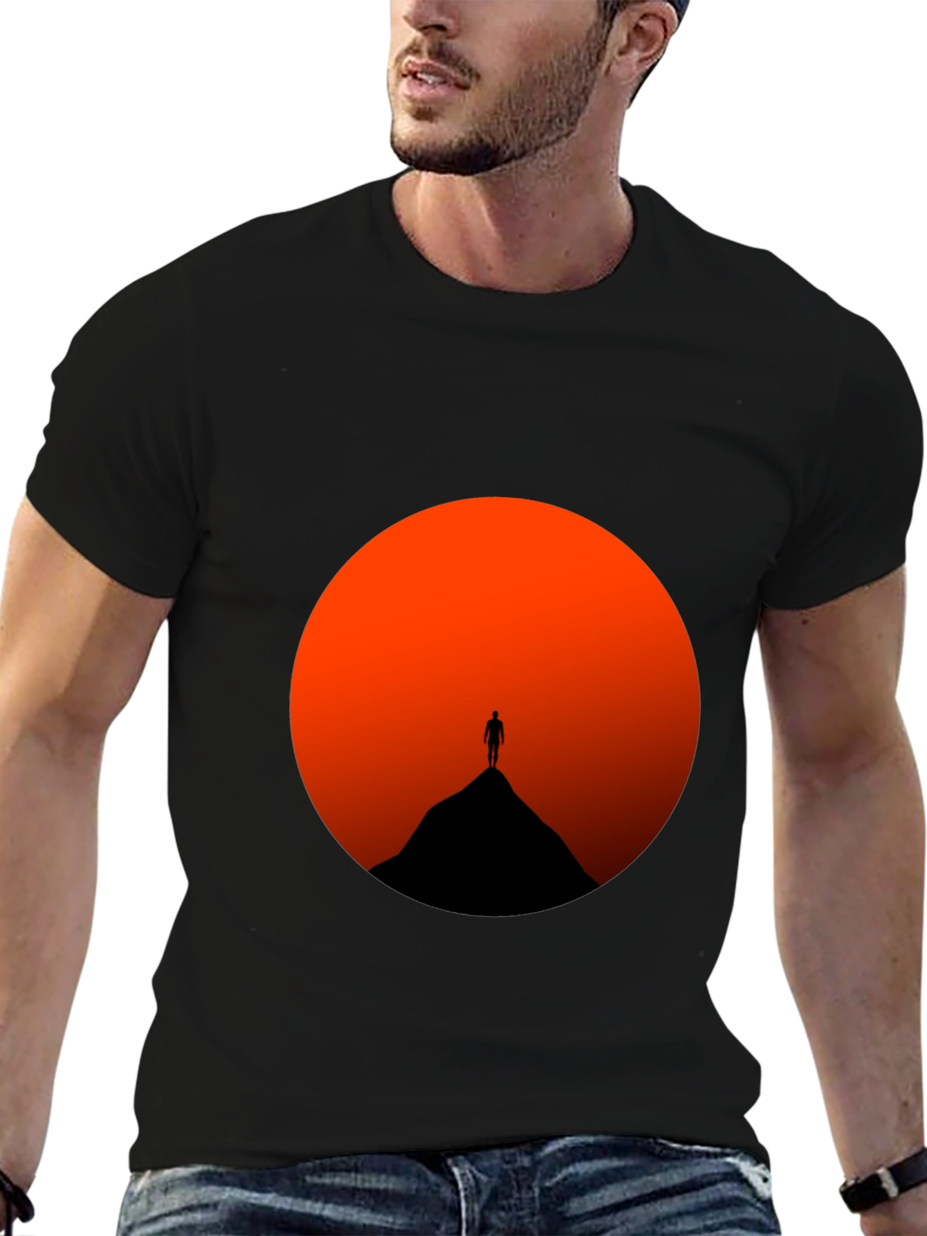 Sunset Silhouette T-Shirt - Mens Graphic Tee