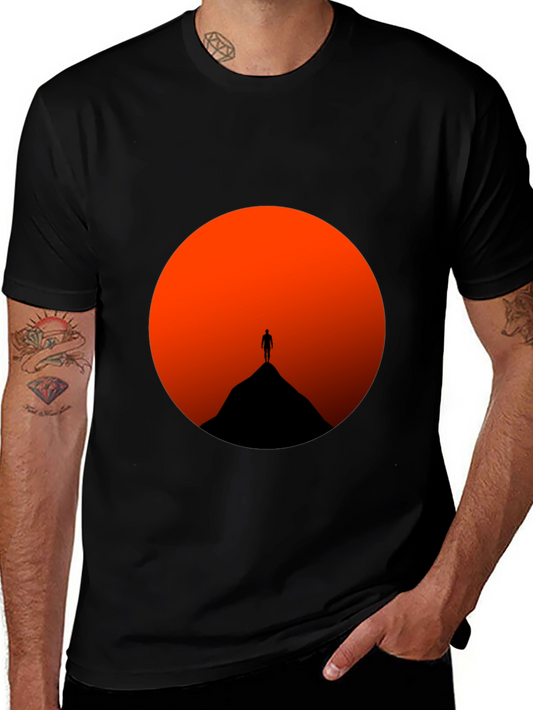 Sunset Silhouette T-Shirt - Mens Graphic Tee
