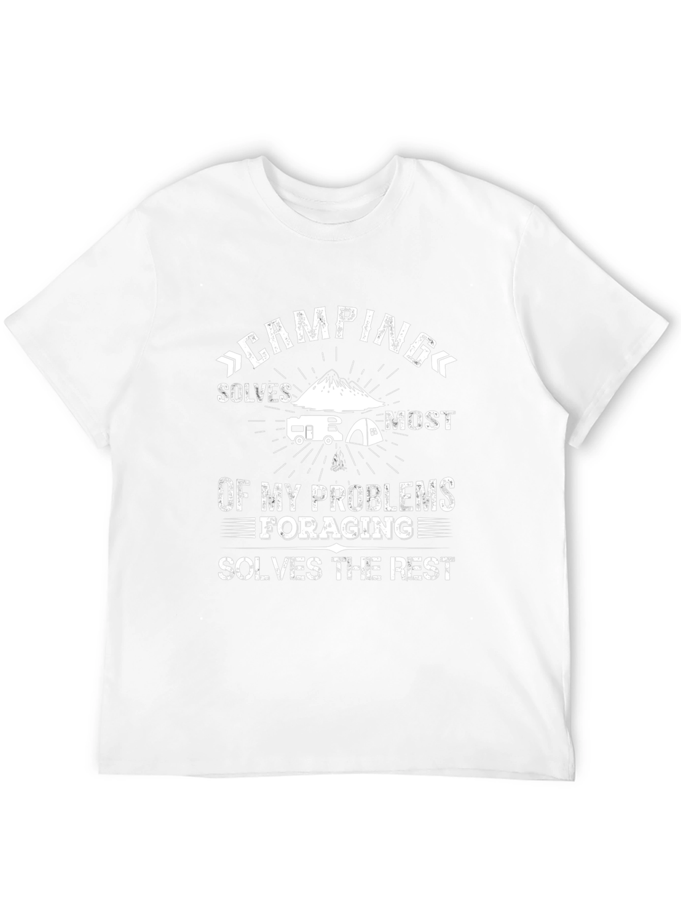 Camping Solves Most Problems T-Shirt