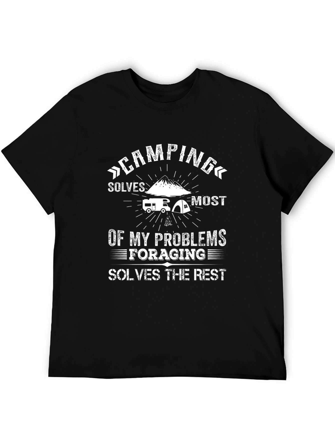 Camping Solves Most Problems T-Shirt