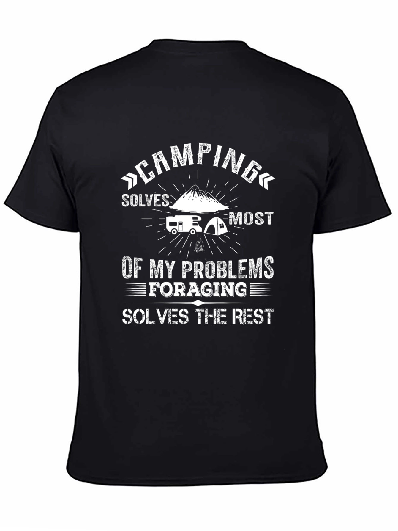 Camping Solves Most Problems T-Shirt