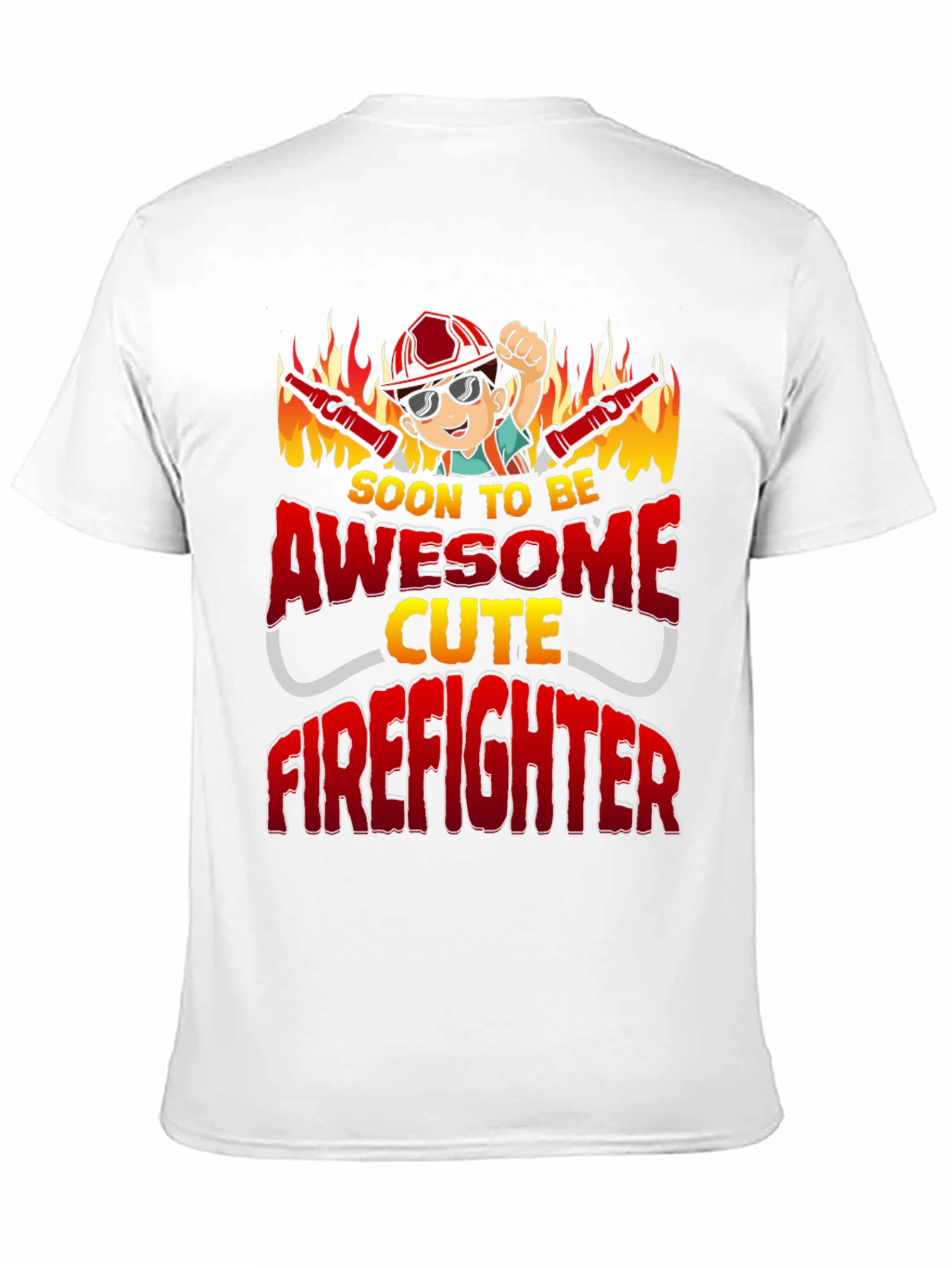 Awesome Cute Firefighter T-Shirt