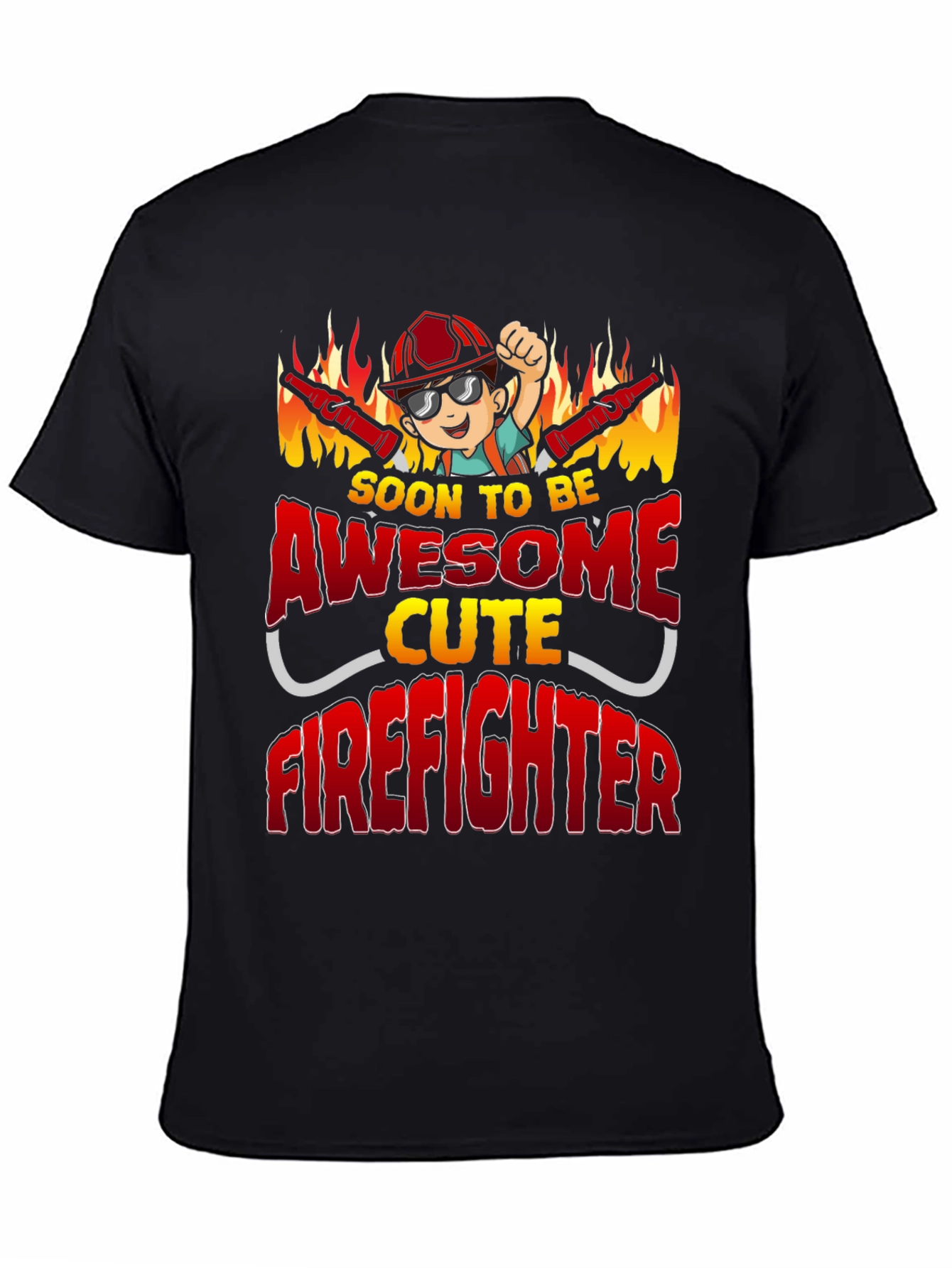 Awesome Cute Firefighter T-Shirt