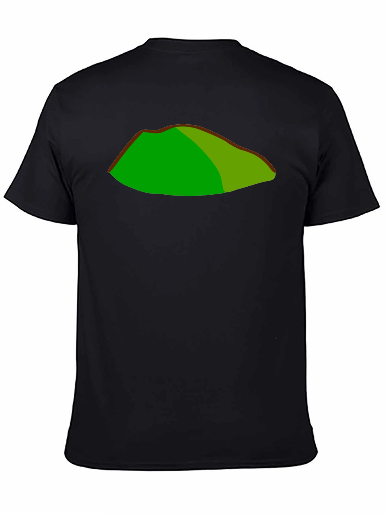 Green Mountain Graphic Black T-Shirt
