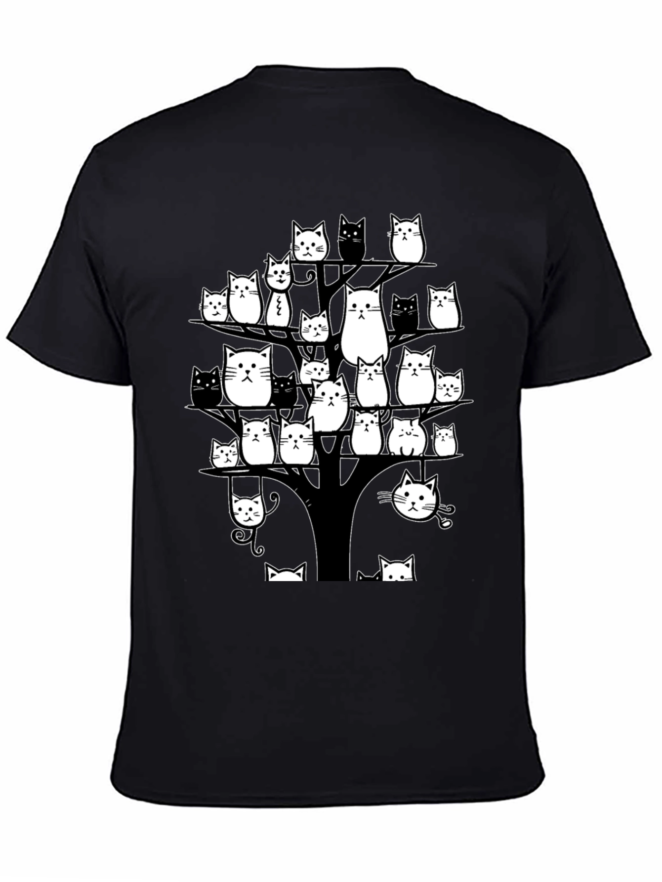 Cats in Tree Graphic Tee