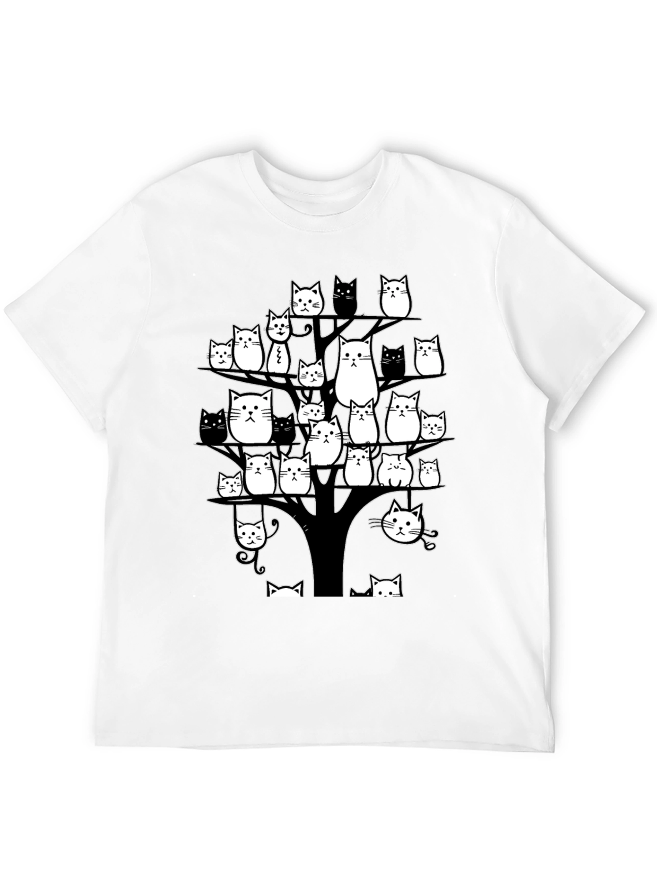 Cats in Tree Graphic Tee