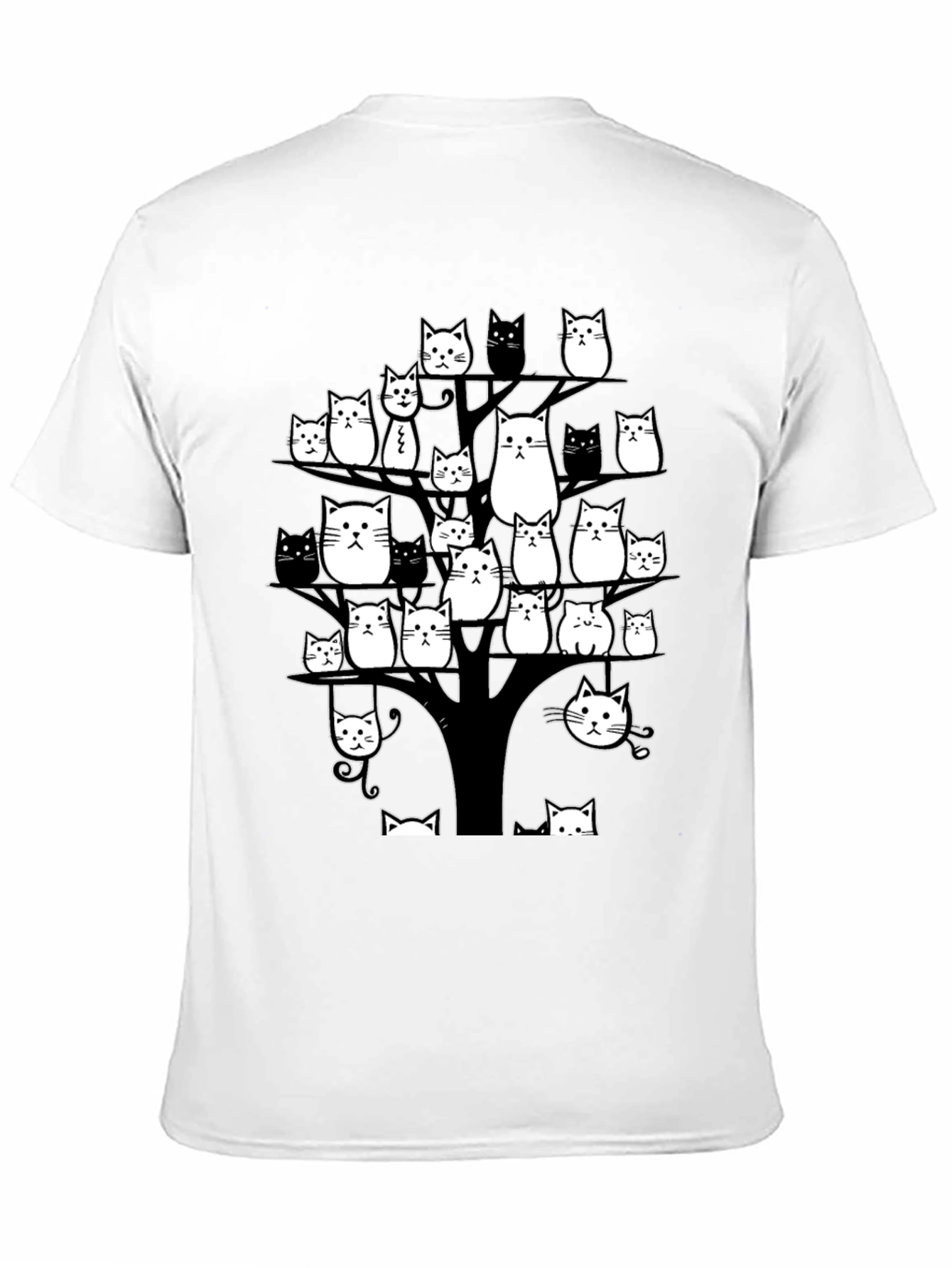 Cats in Tree Graphic Tee