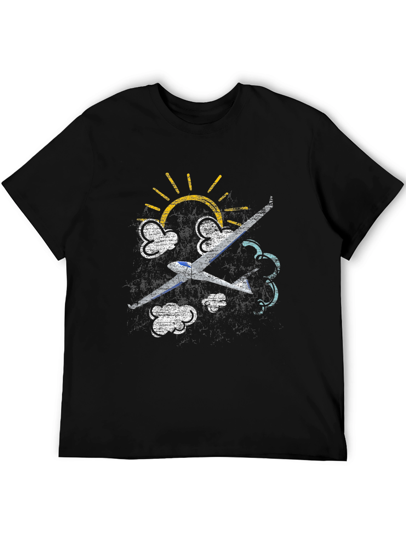 Soaring High Glider Plane Graphic Tee