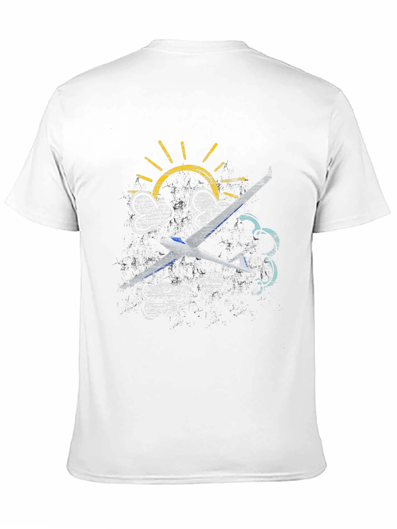 Soaring High Glider Plane Graphic Tee