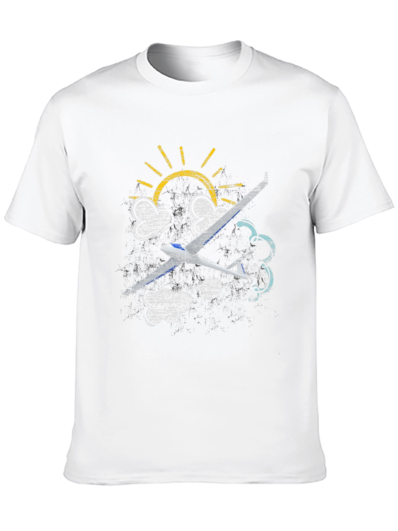 Soaring High Glider Plane Graphic Tee