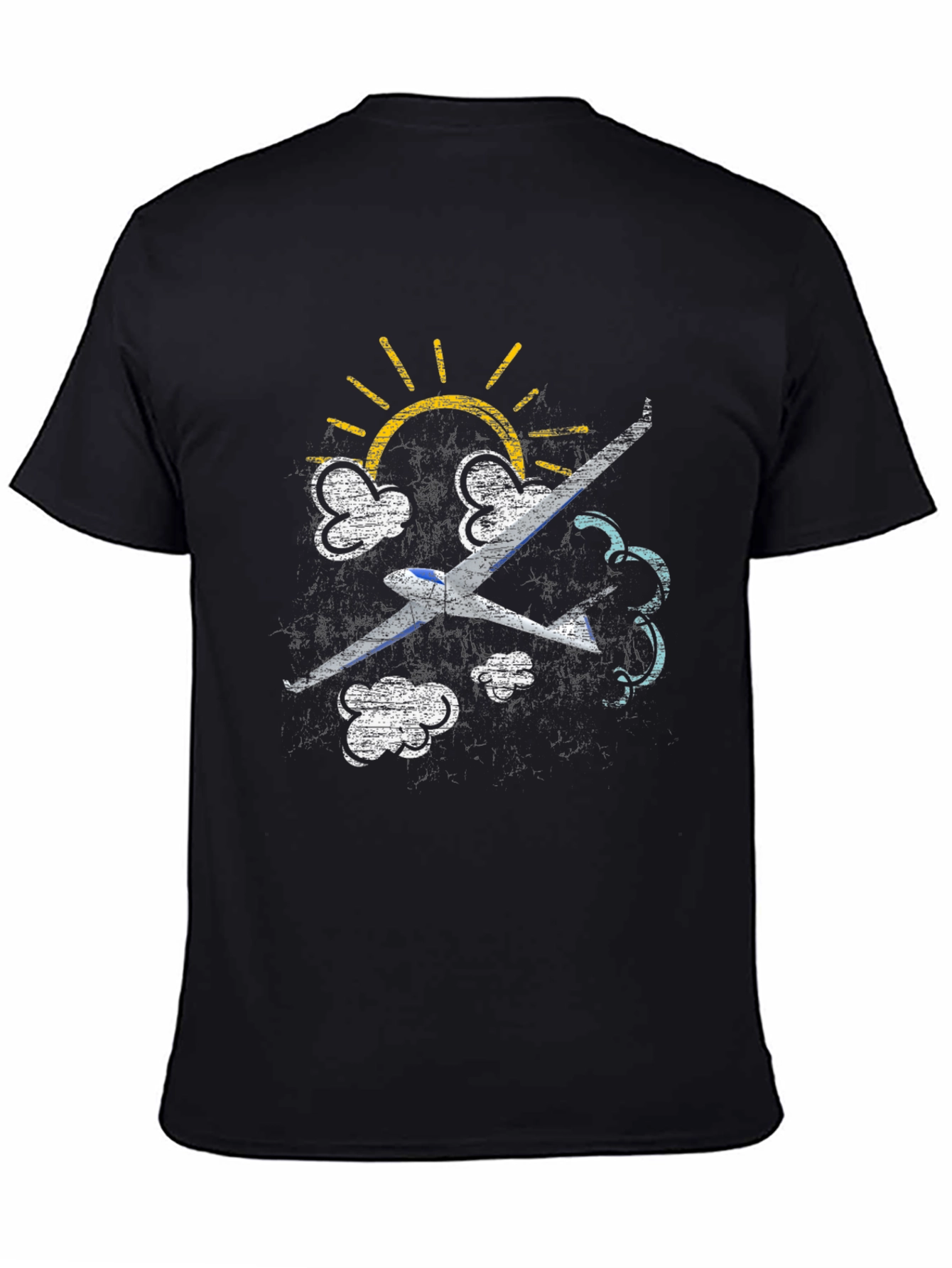 Soaring High Glider Plane Graphic Tee
