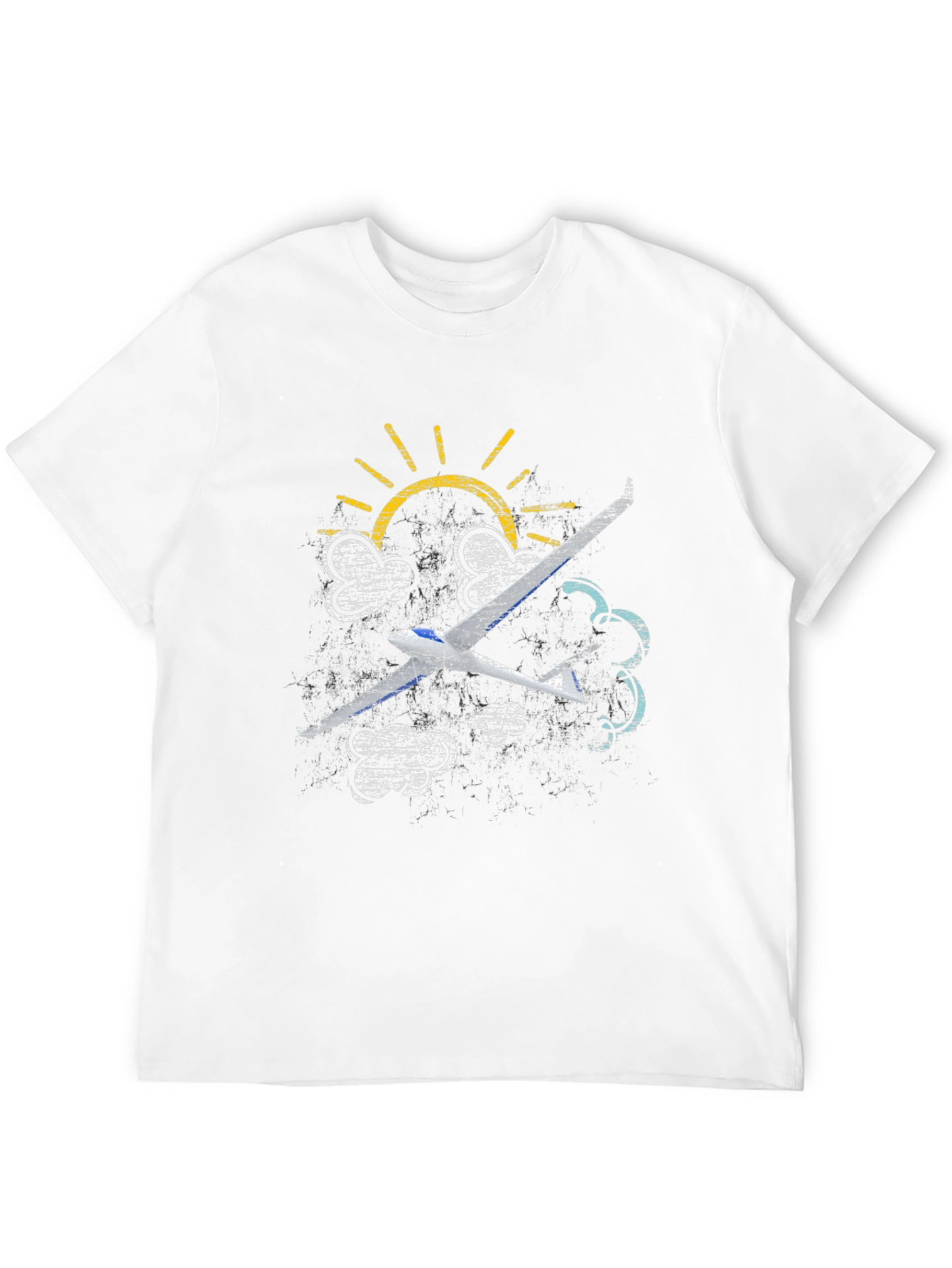 Soaring High Glider Plane Graphic Tee