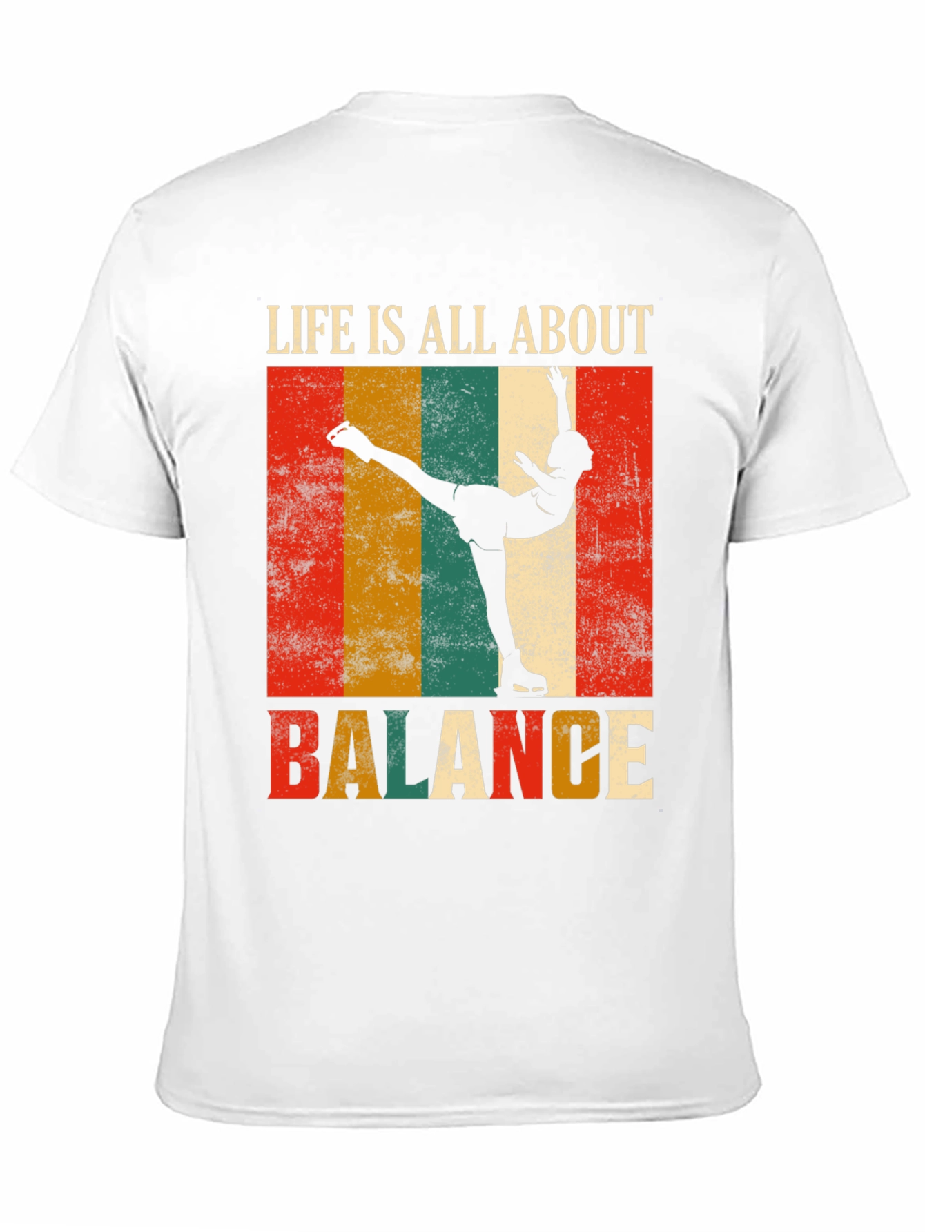 Life Is All About Balance Retro Graphic Tee