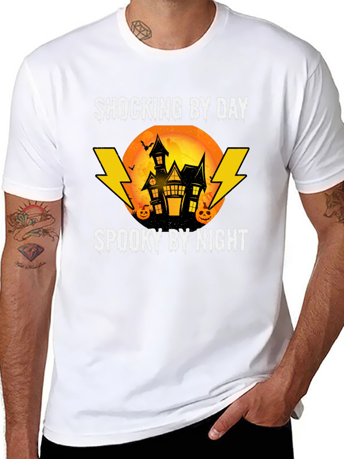 Shocking By Day Spooky By Night Halloween T-Shirt