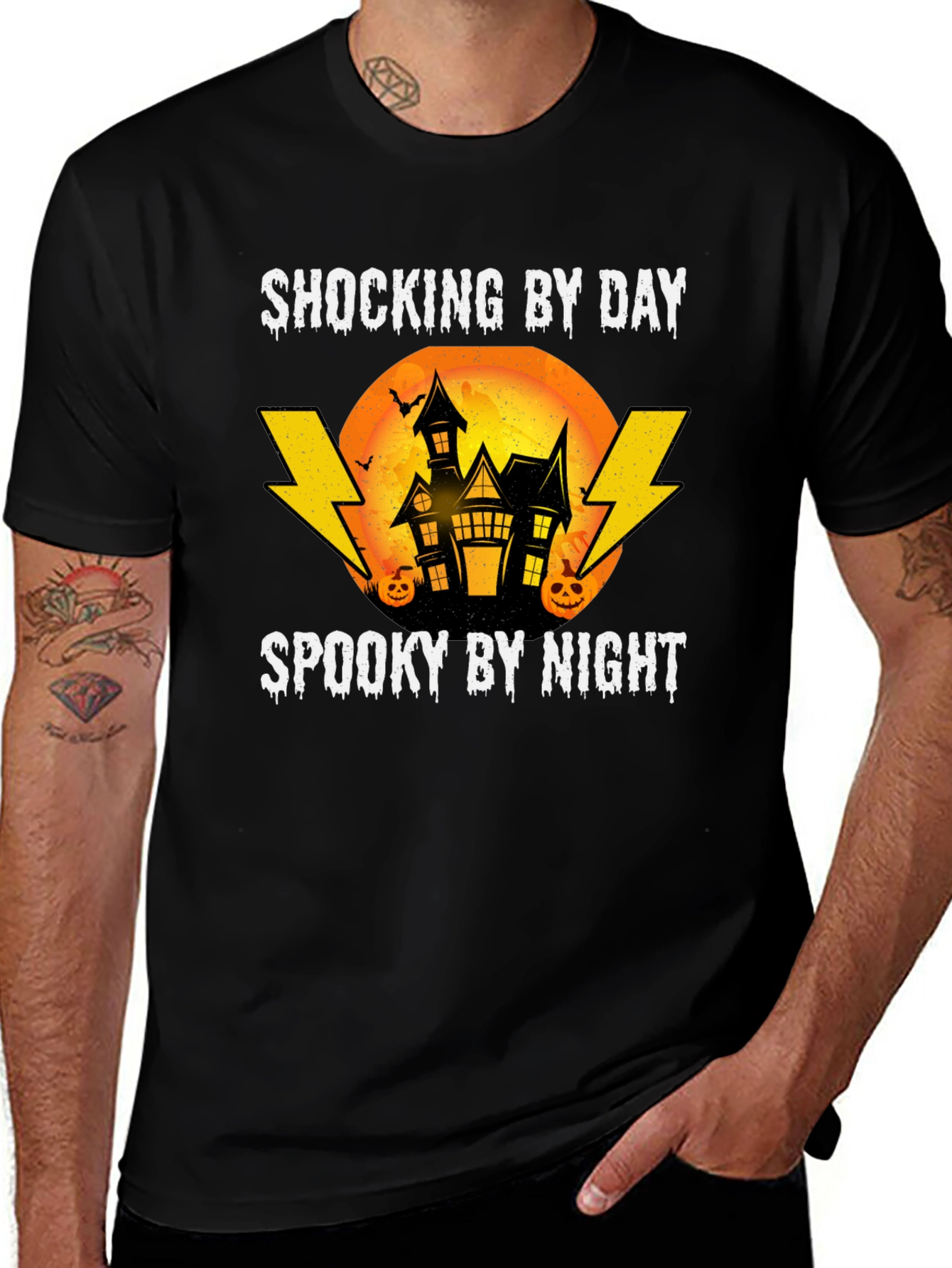 Shocking By Day Spooky By Night Halloween T-Shirt
