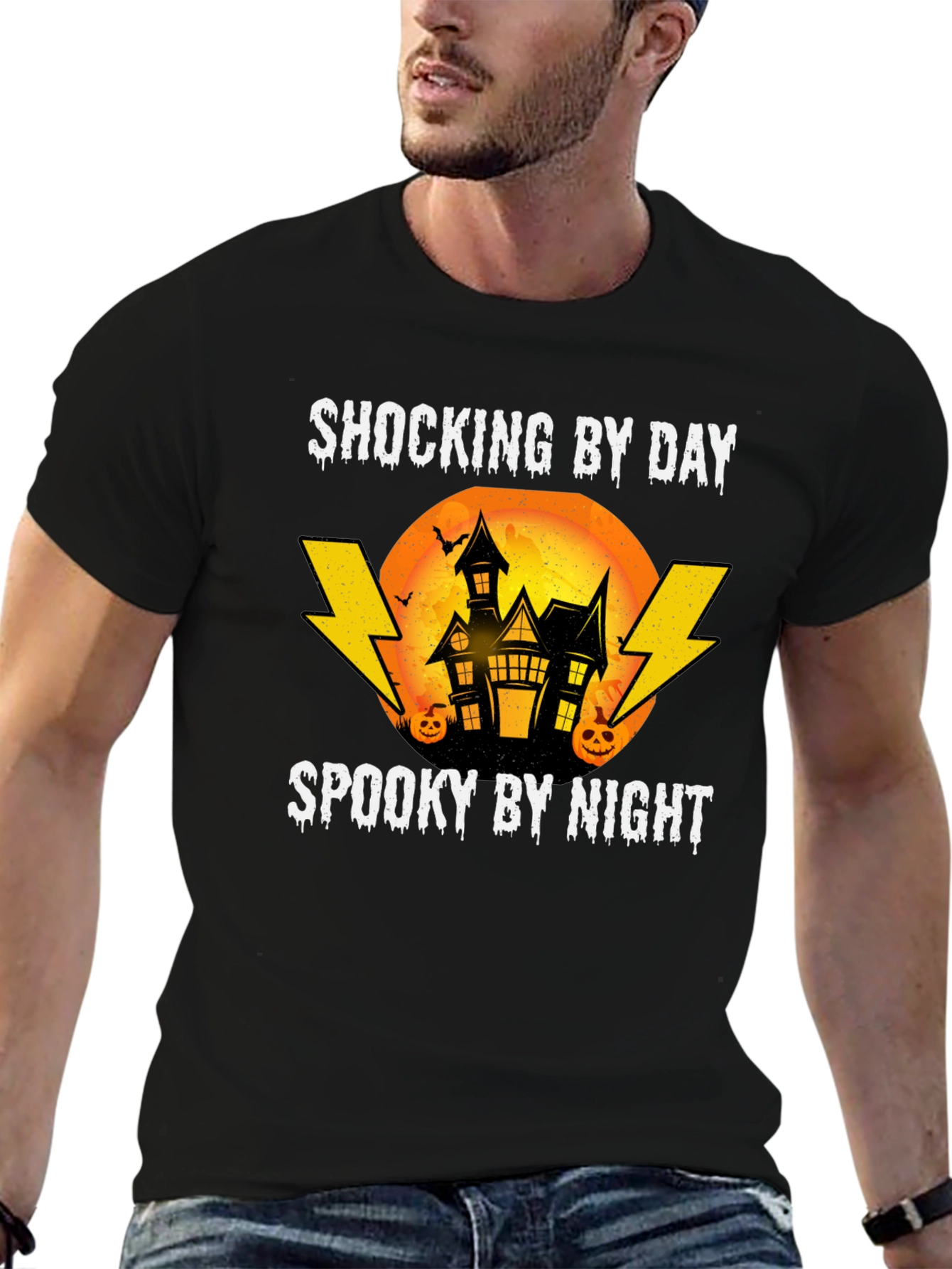 Shocking By Day Spooky By Night Halloween T-Shirt