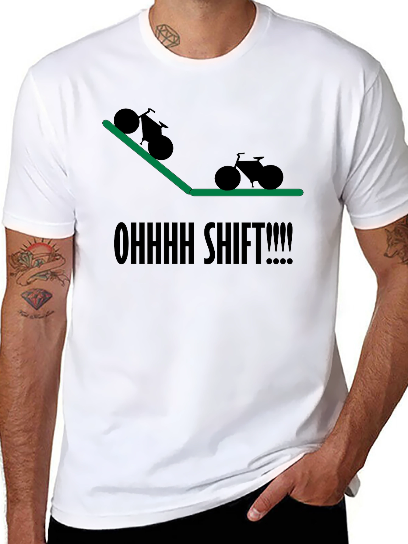 Ohhhh Shift! Mountain Biking T-Shirt