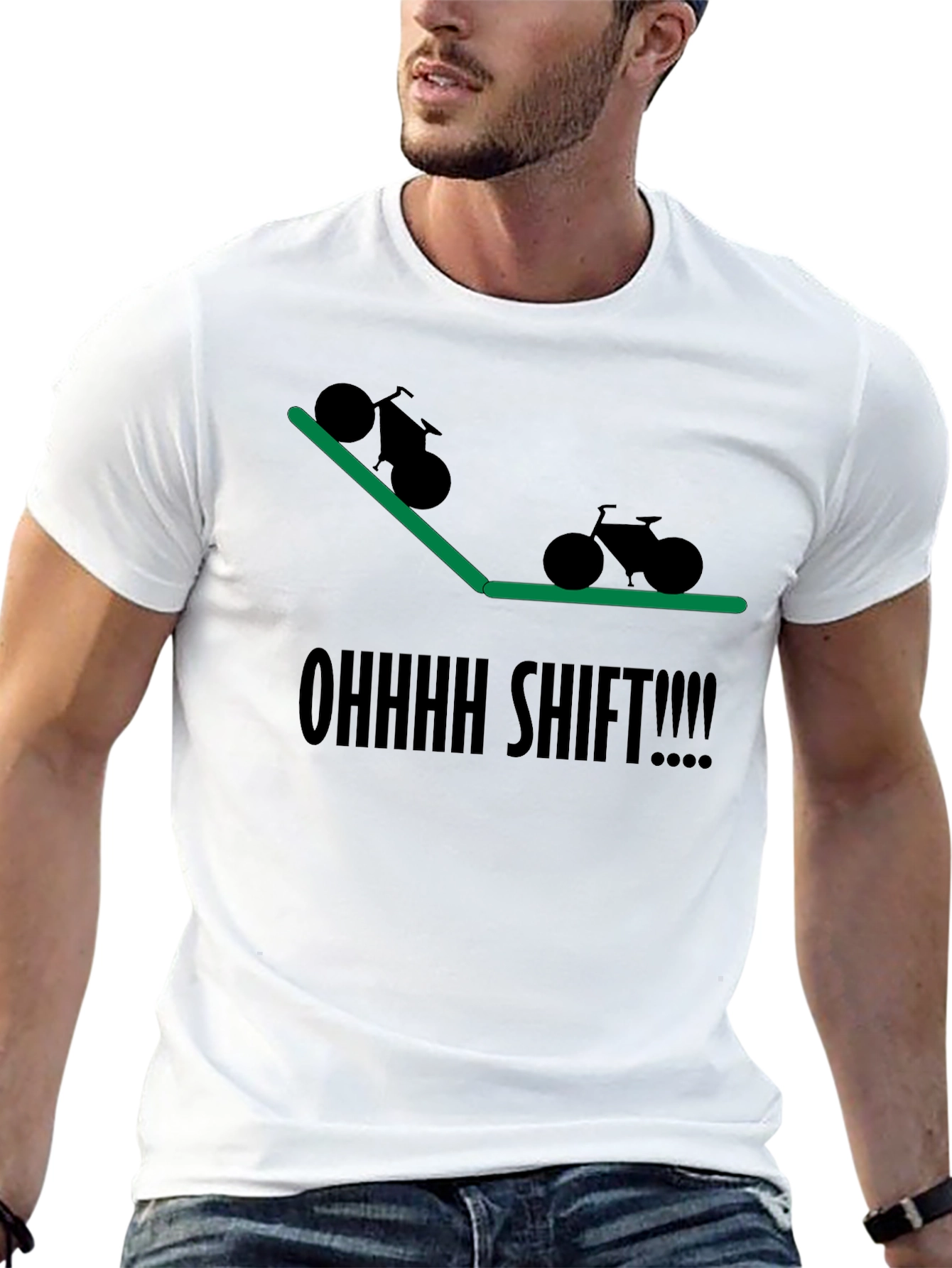 Ohhhh Shift! Mountain Biking T-Shirt