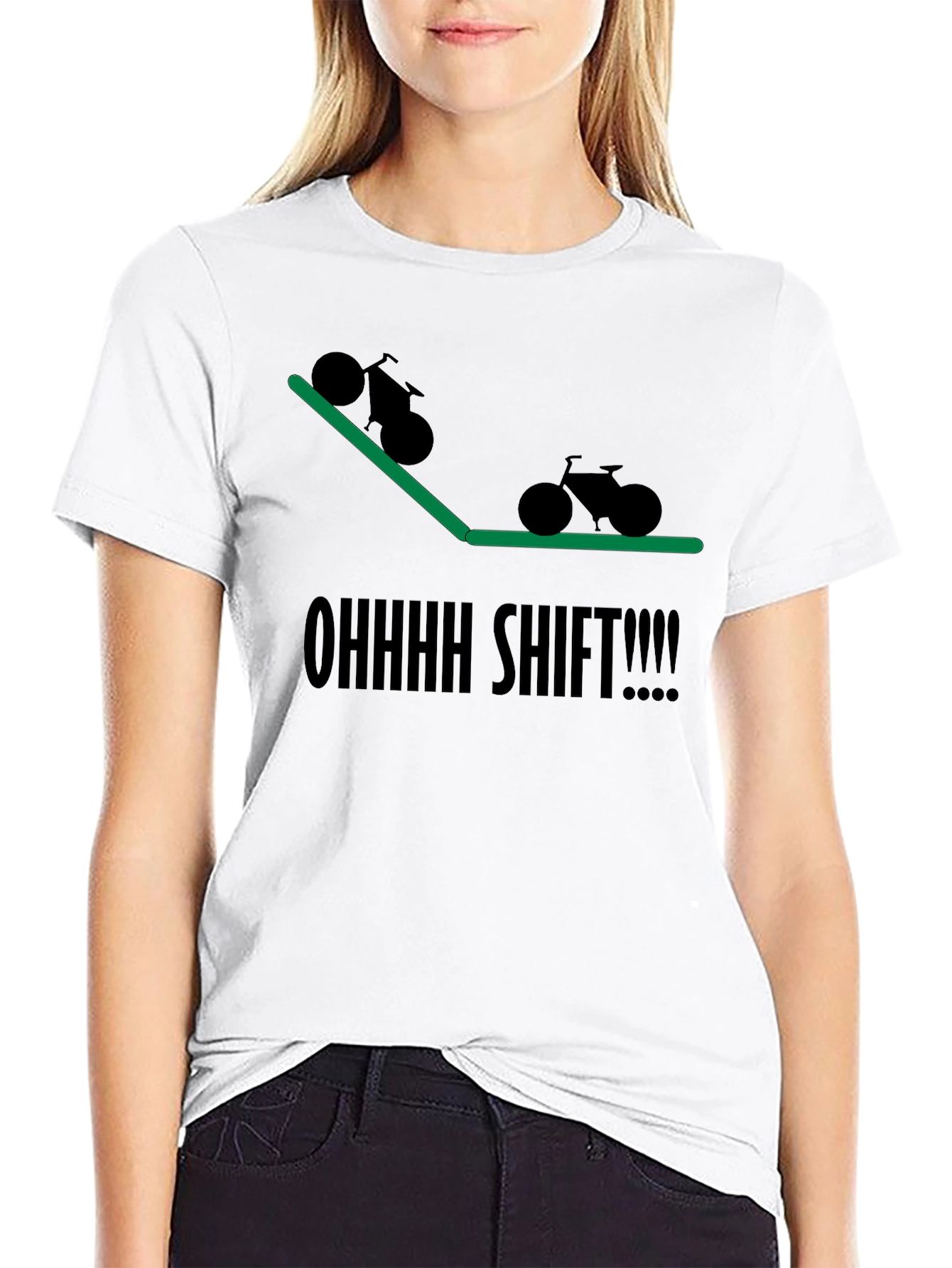 Ohhhh Shift! Mountain Biking T-Shirt