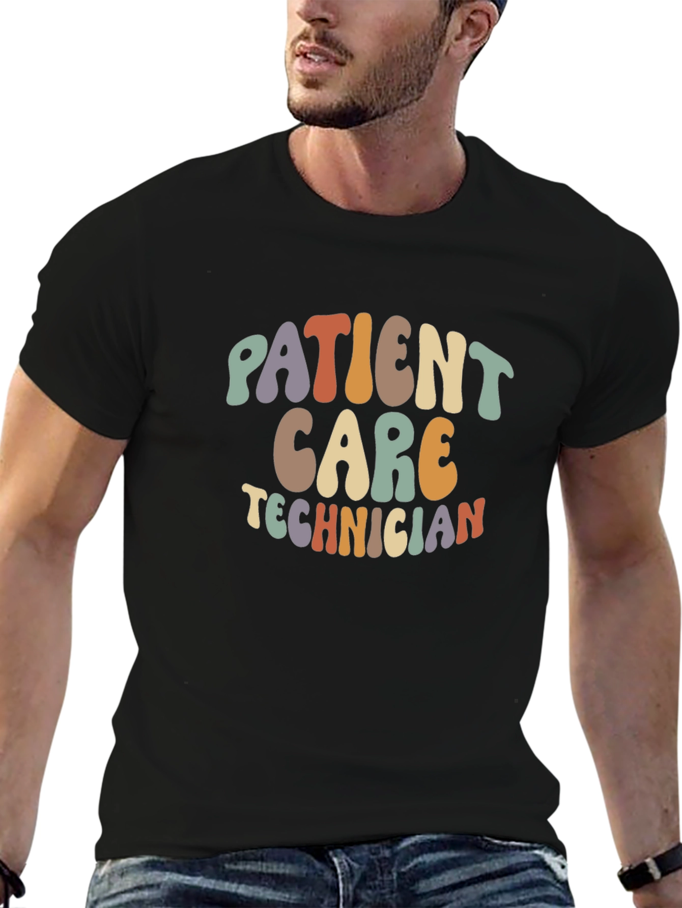 Patient Care Technician Retro Style T-Shirt