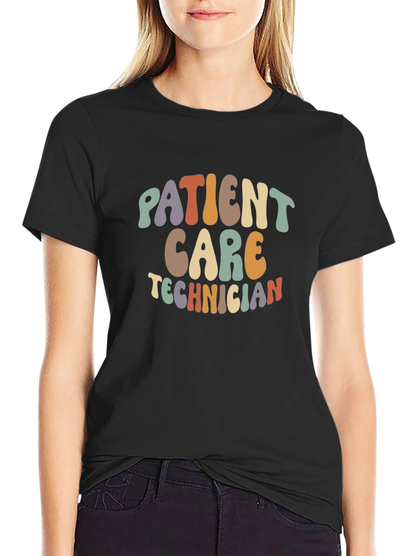 Patient Care Technician Retro Style T-Shirt