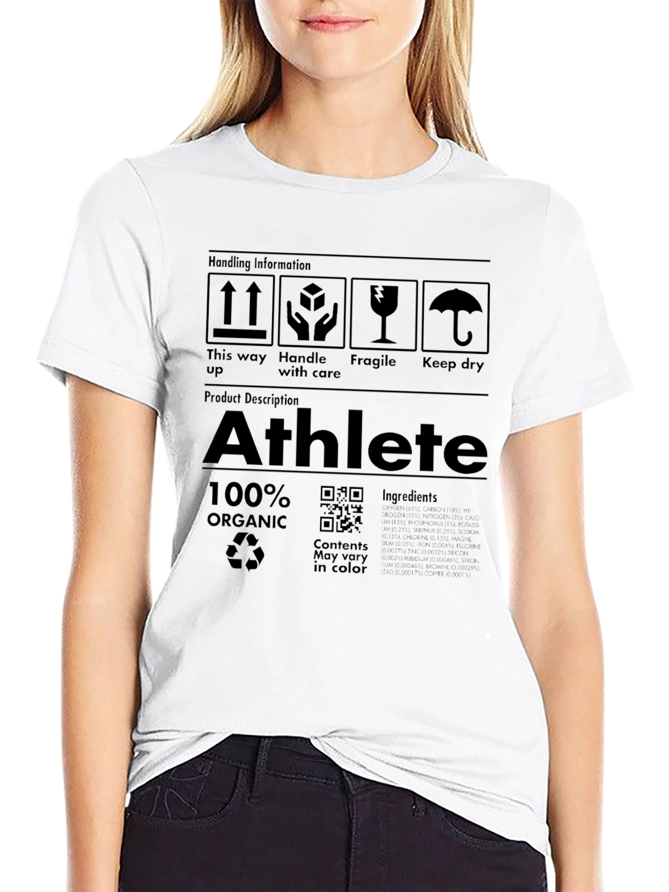 Athlete Organic Graphic T-Shirt