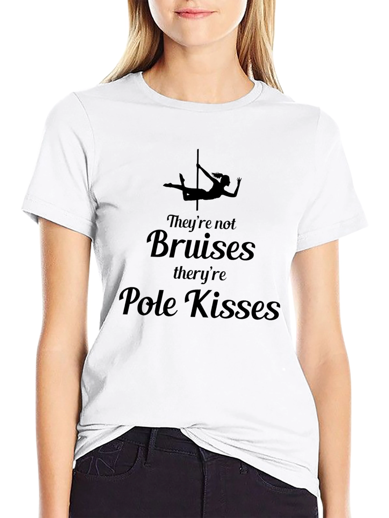 Pole Kisses Graphic T-Shirt - Novelty Design