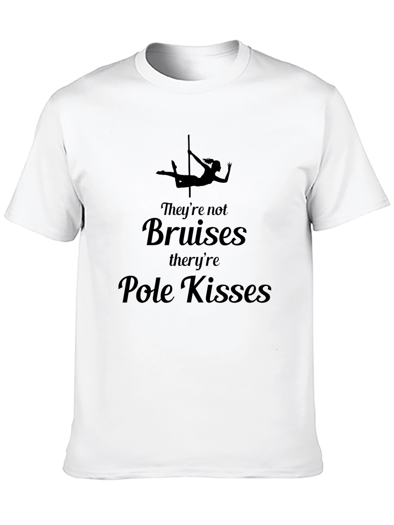 Pole Kisses Graphic T-Shirt - Novelty Design