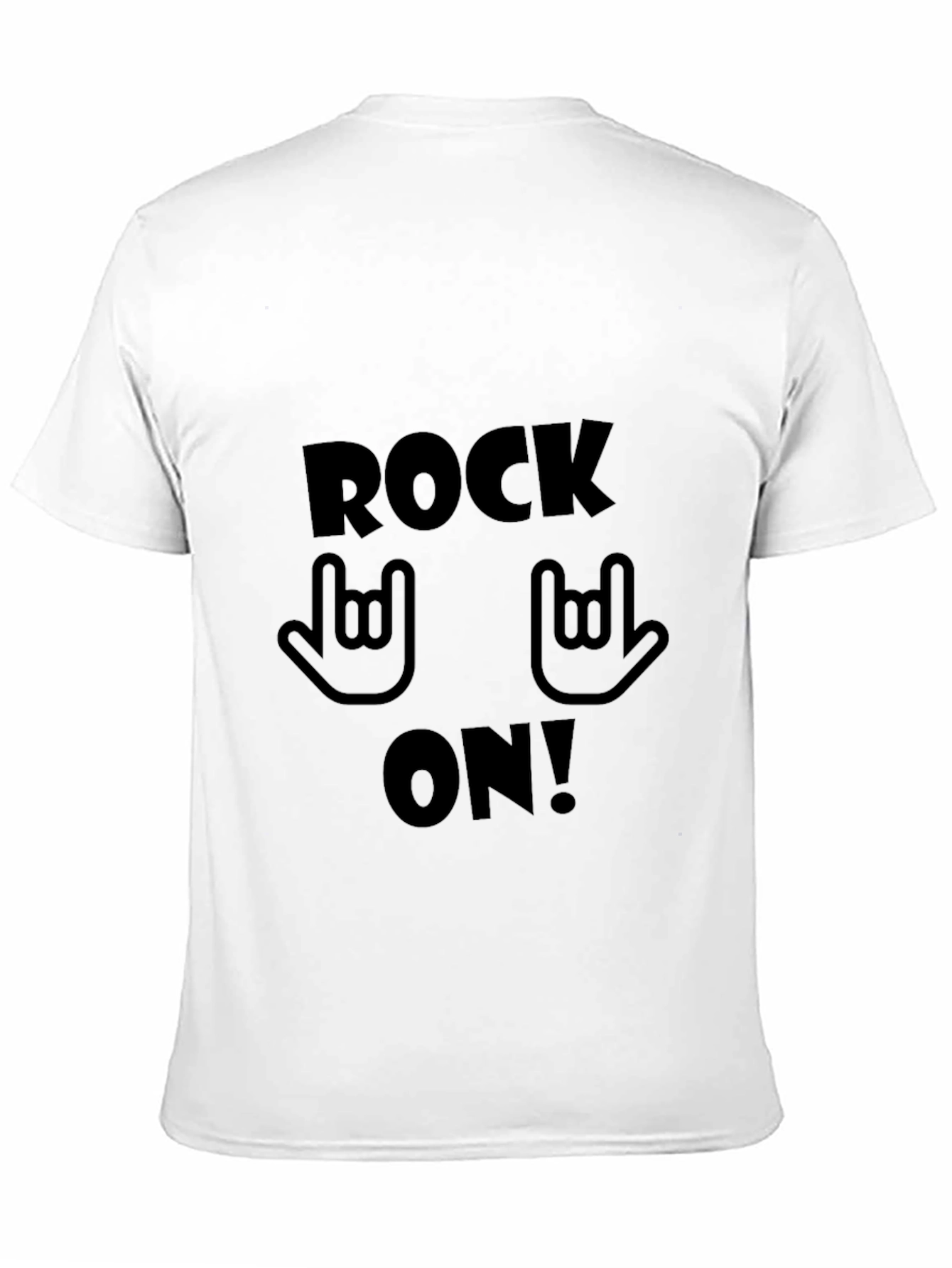 Rock On! Graphic Print T-Shirt