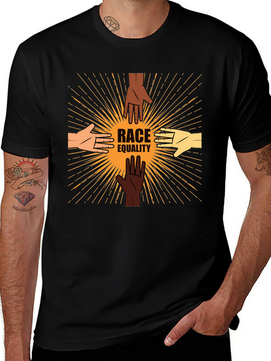 Race Equality T-Shirt: United Hands Design