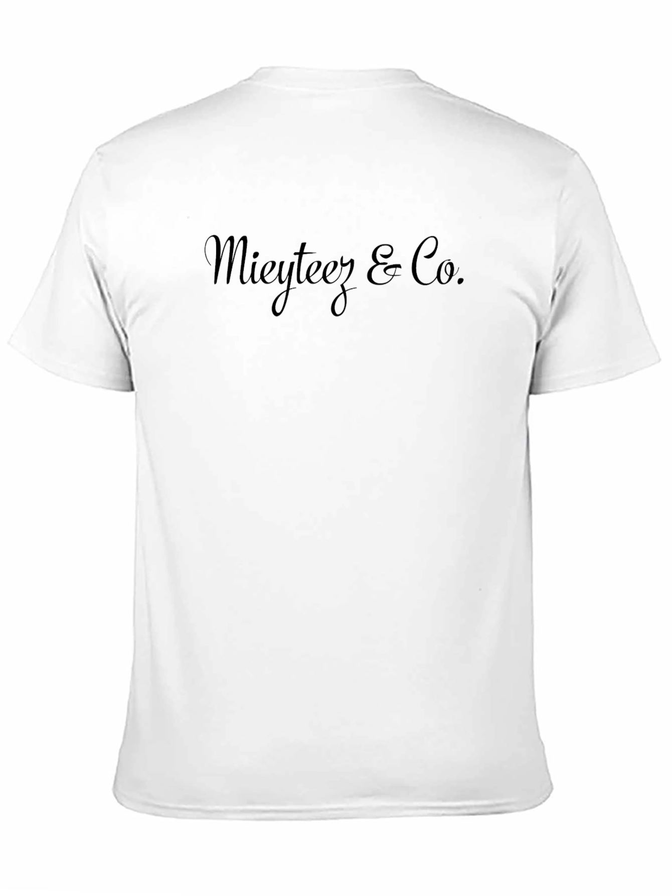 Miyteez & Co. Mens Black Crew Neck Tee