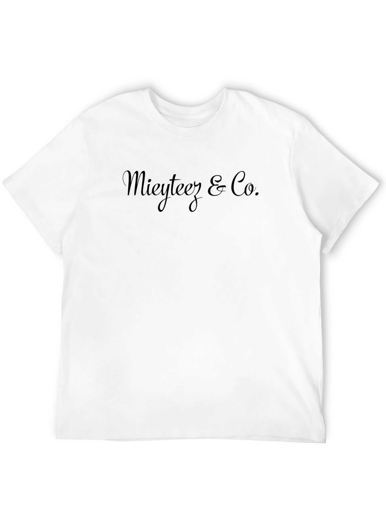 Miyteez & Co. Mens Black Crew Neck Tee