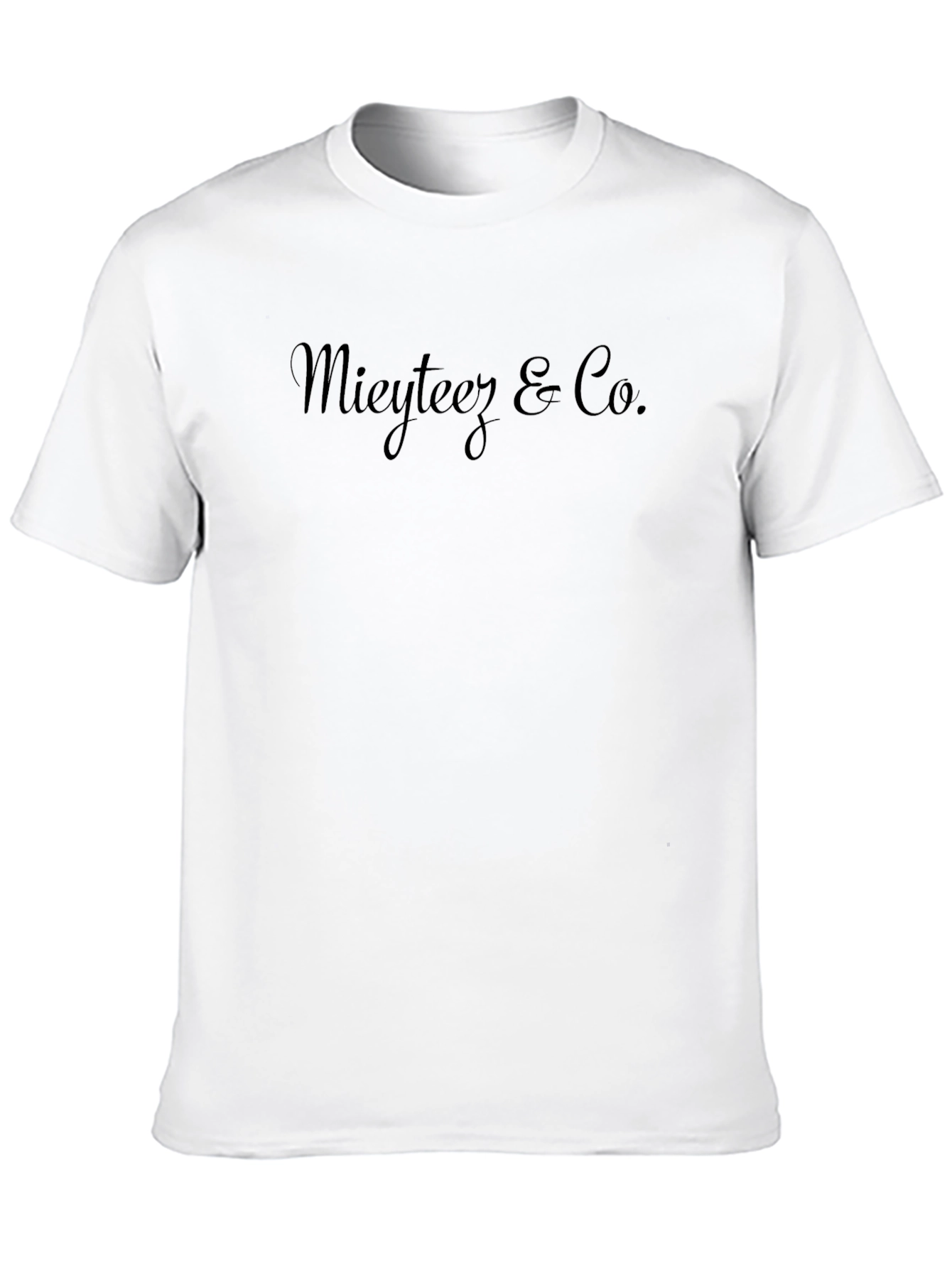 Miyteez & Co. Mens Black Crew Neck Tee