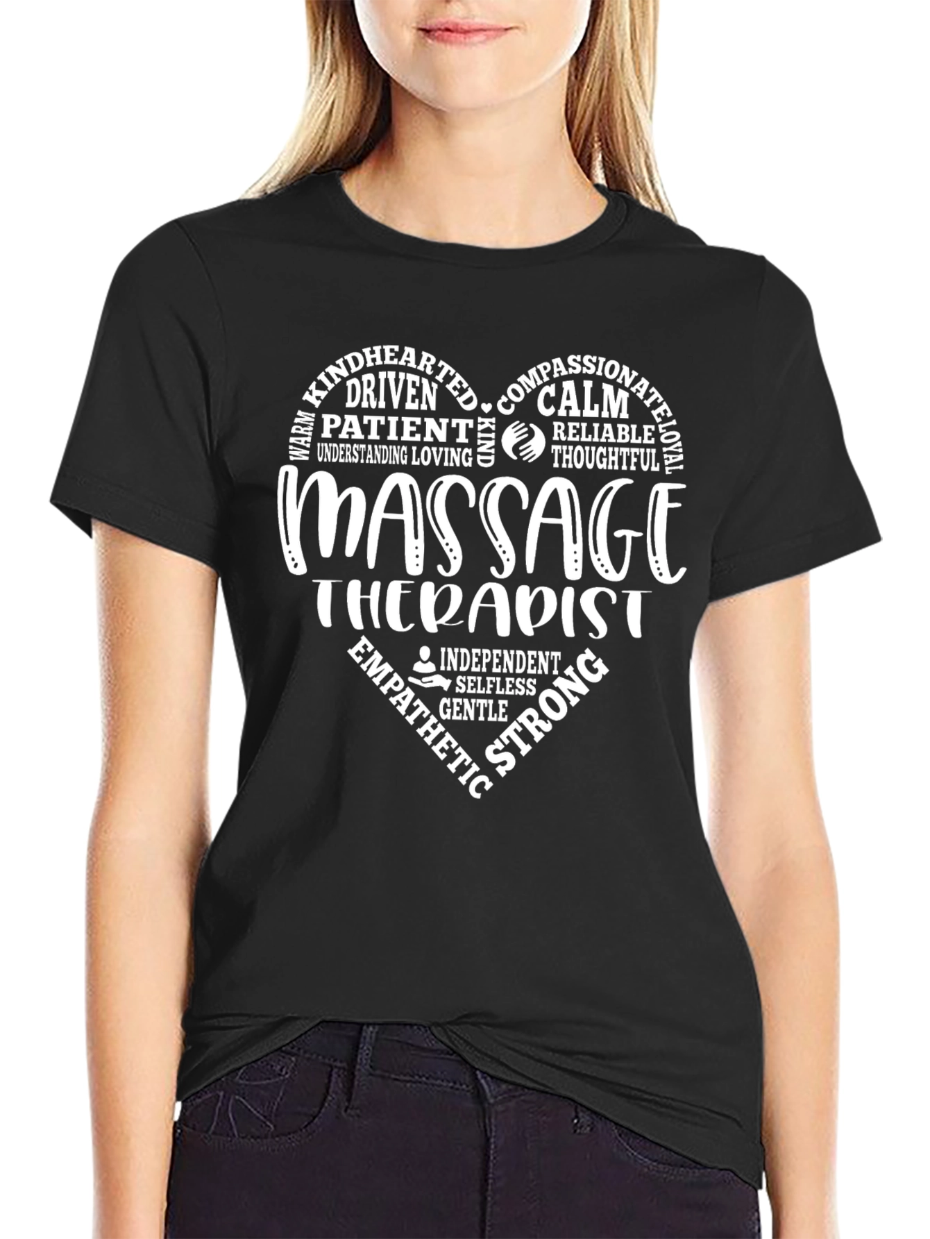 Massage Therapist Heart T-Shirt