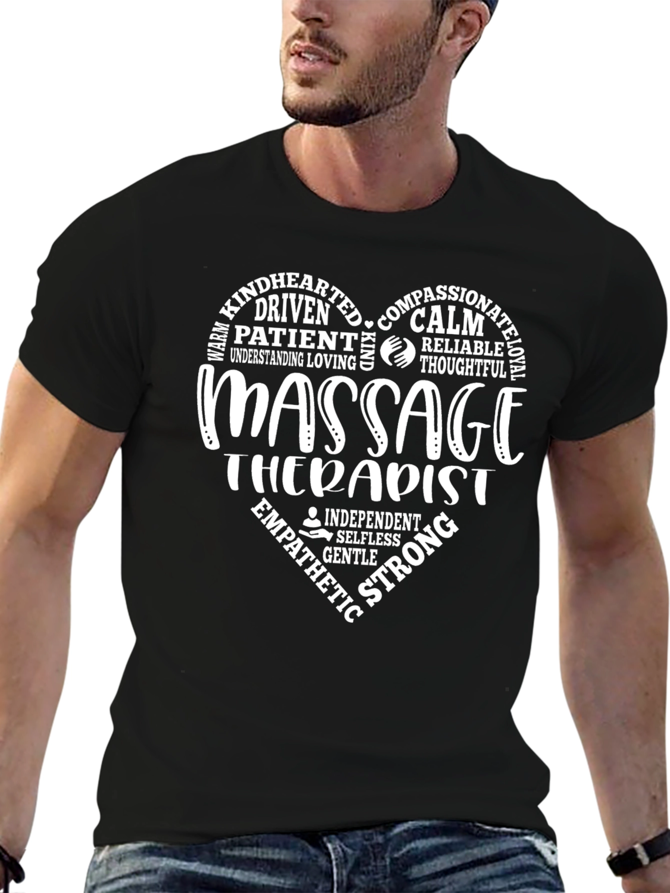 Massage Therapist Heart T-Shirt