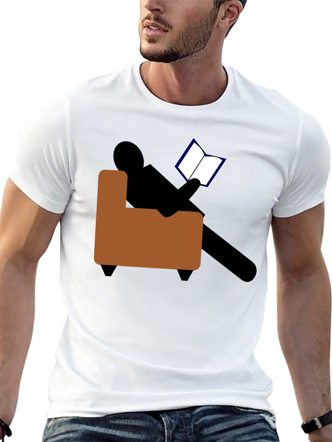 Reading Graphic Novelty T-Shirt