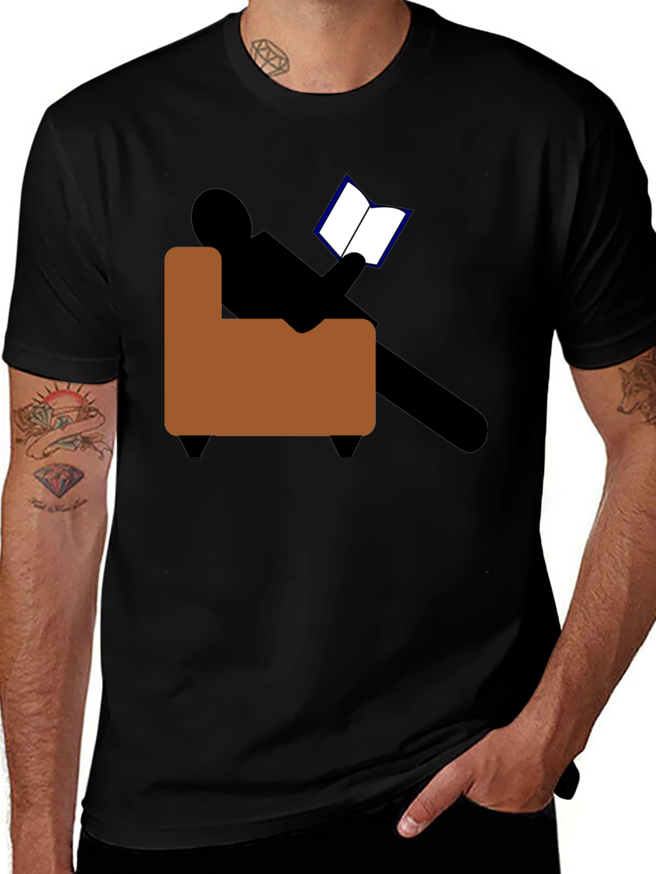 Reading Graphic Novelty T-Shirt
