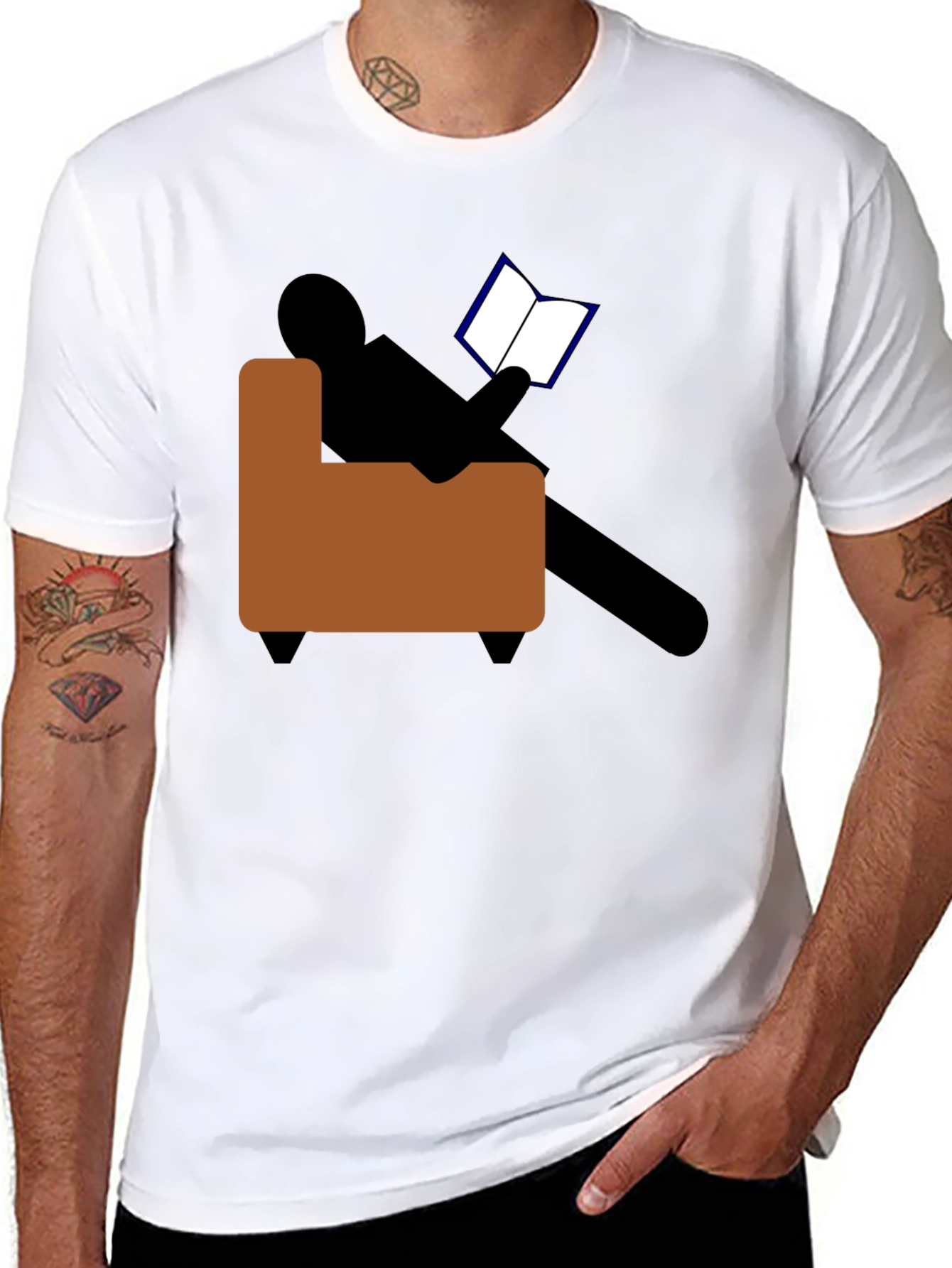 Reading Graphic Novelty T-Shirt
