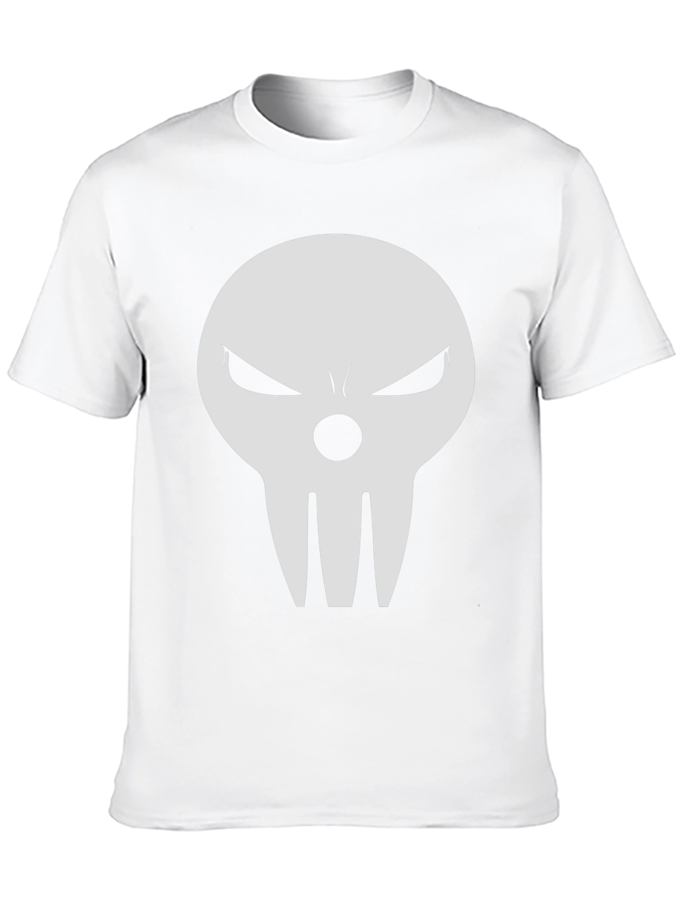 Skull Graphic Tee - Black Casual T-Shirt