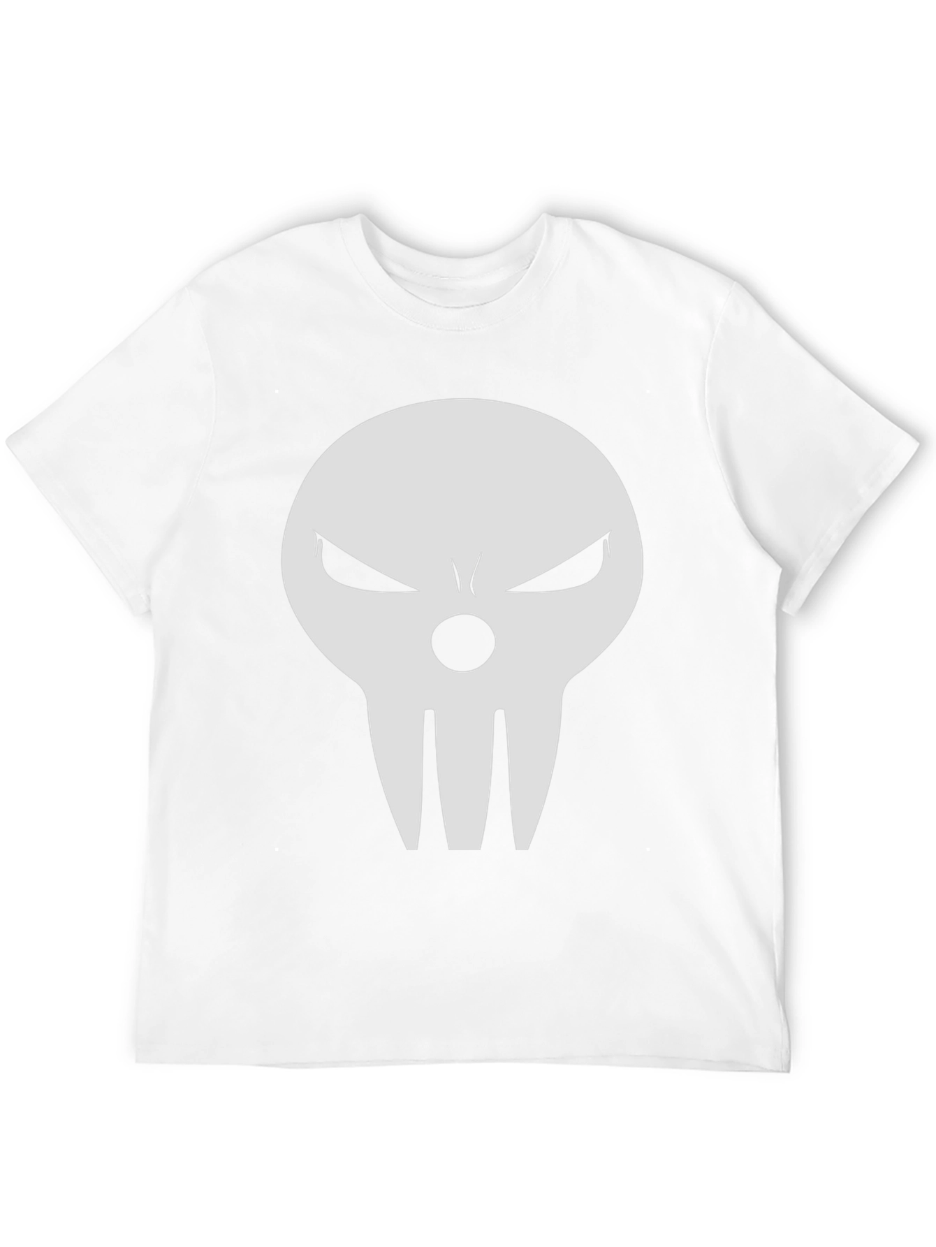 Skull Graphic Tee - Black Casual T-Shirt