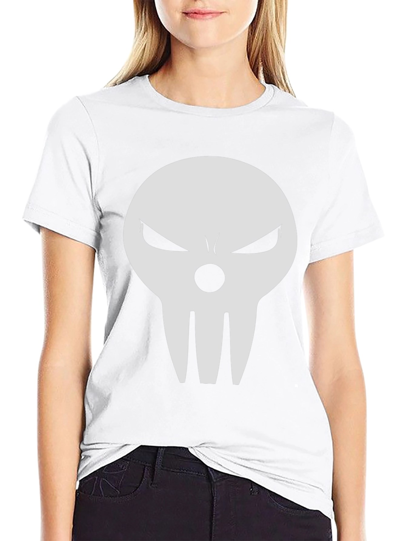 Skull Graphic Tee - Black Casual T-Shirt