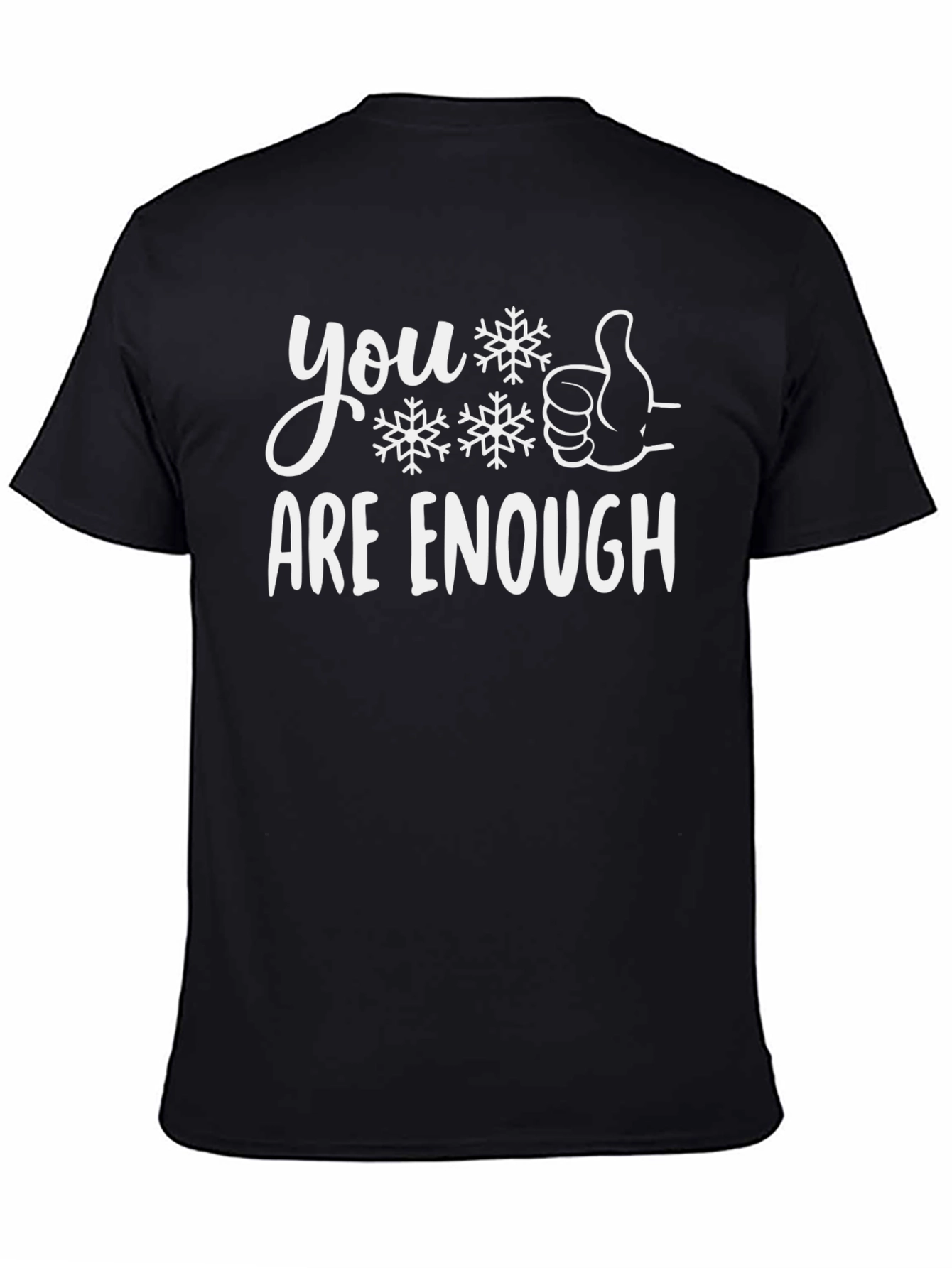 You Are Enough Snowflake Graphic Tee