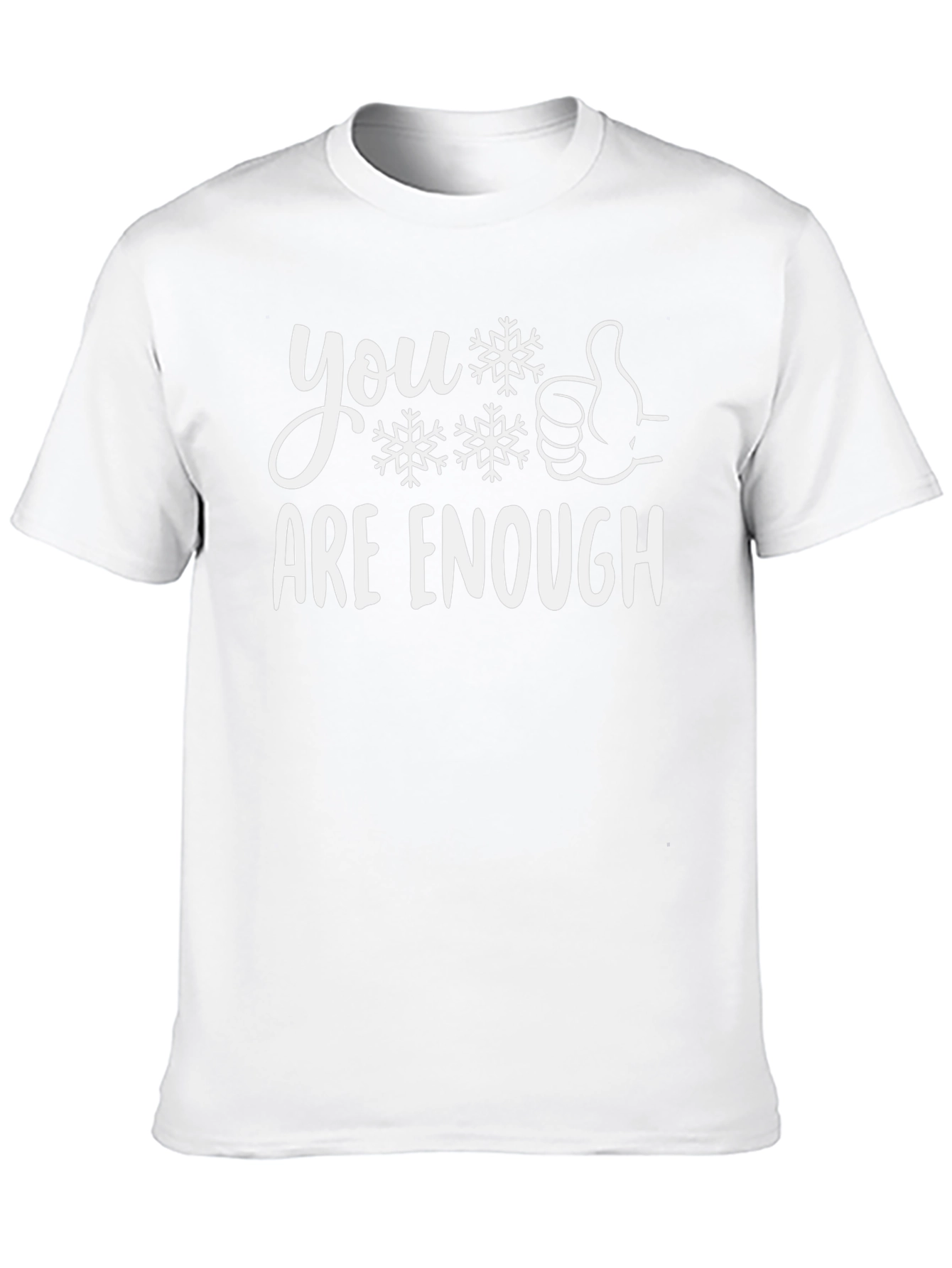 You Are Enough Snowflake Graphic Tee