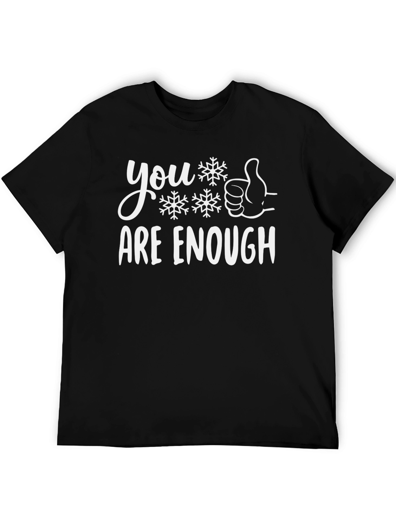 You Are Enough Snowflake Graphic Tee