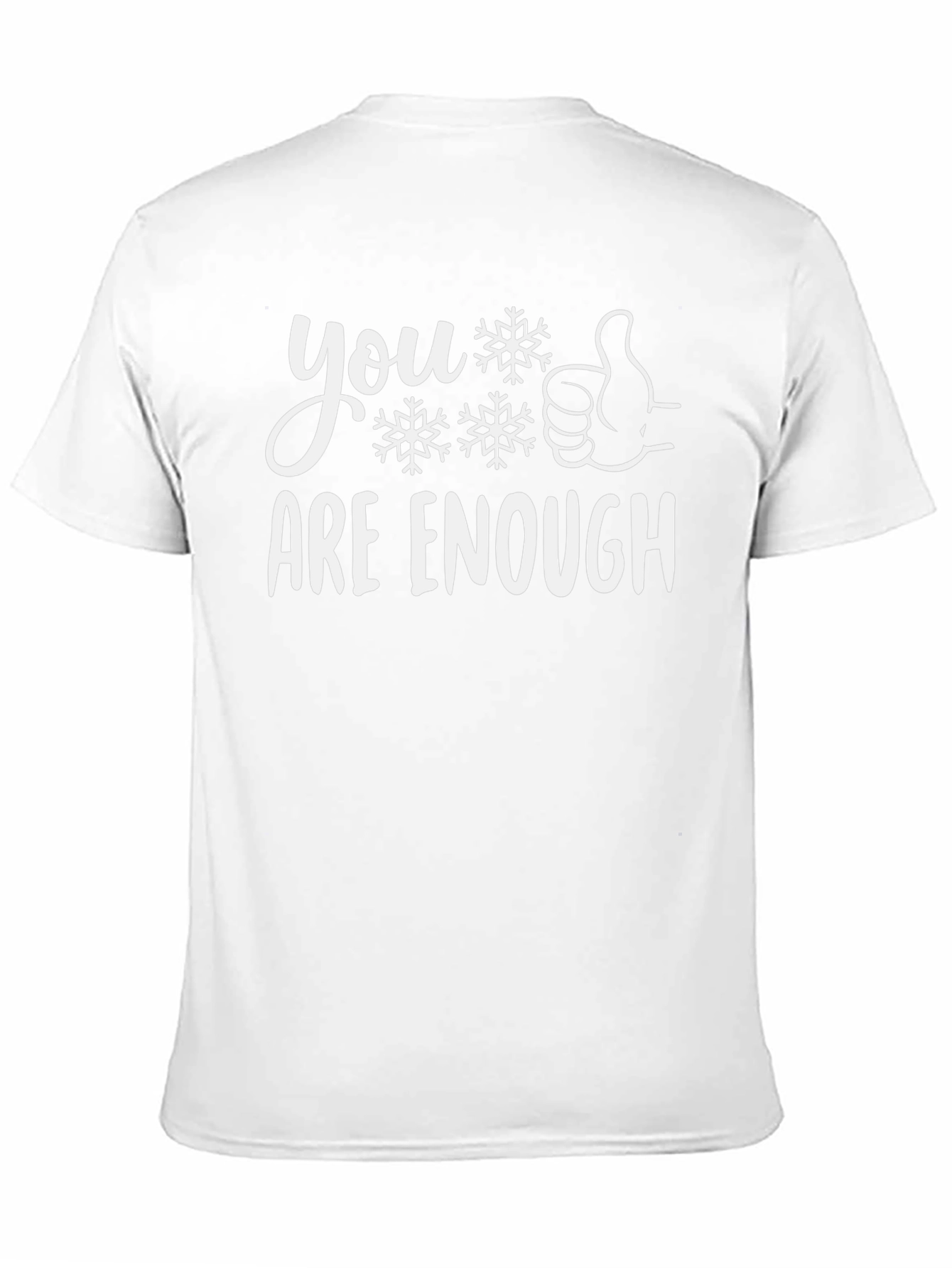 You Are Enough Snowflake Graphic Tee